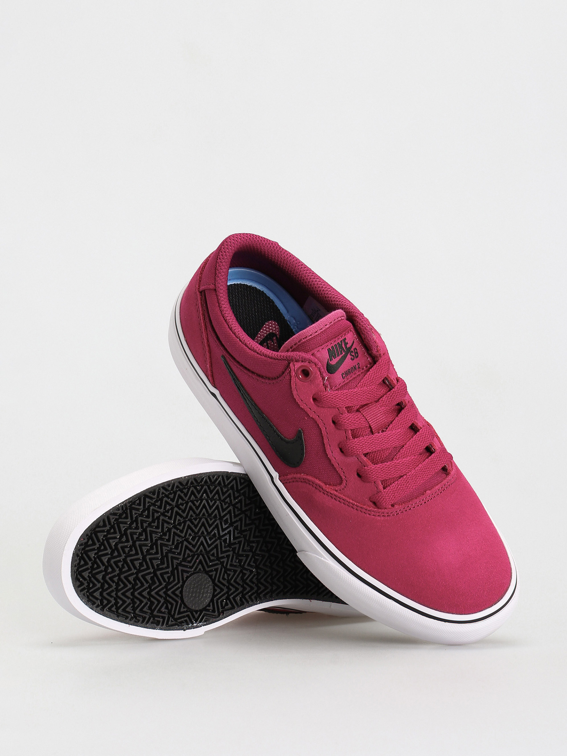 Nike SB Chron 2 Cipők (dynamic berry/black dynamic berry white)
