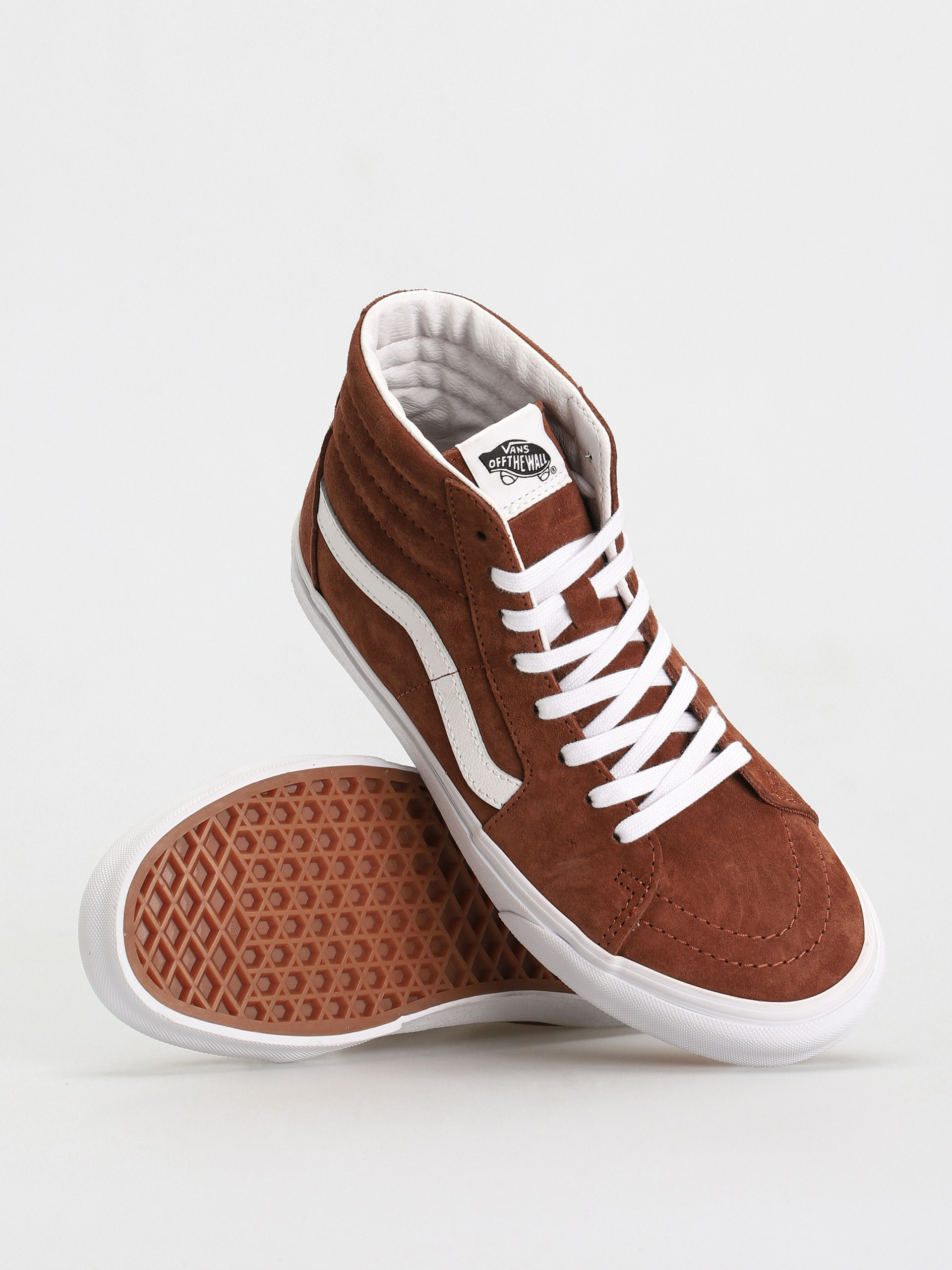 Vans Sk8 Hi Cipők (pig suede tortoise shell)