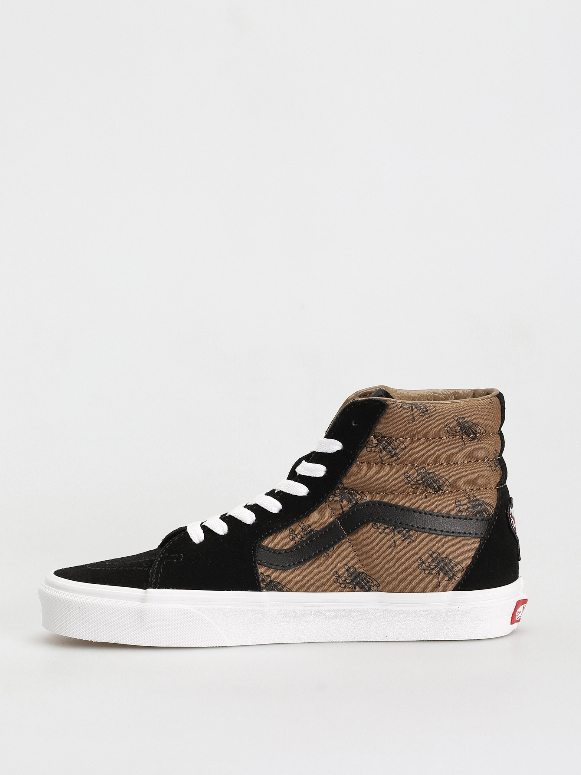 Vans Sk8 Hi Cipők (check research black/brown)