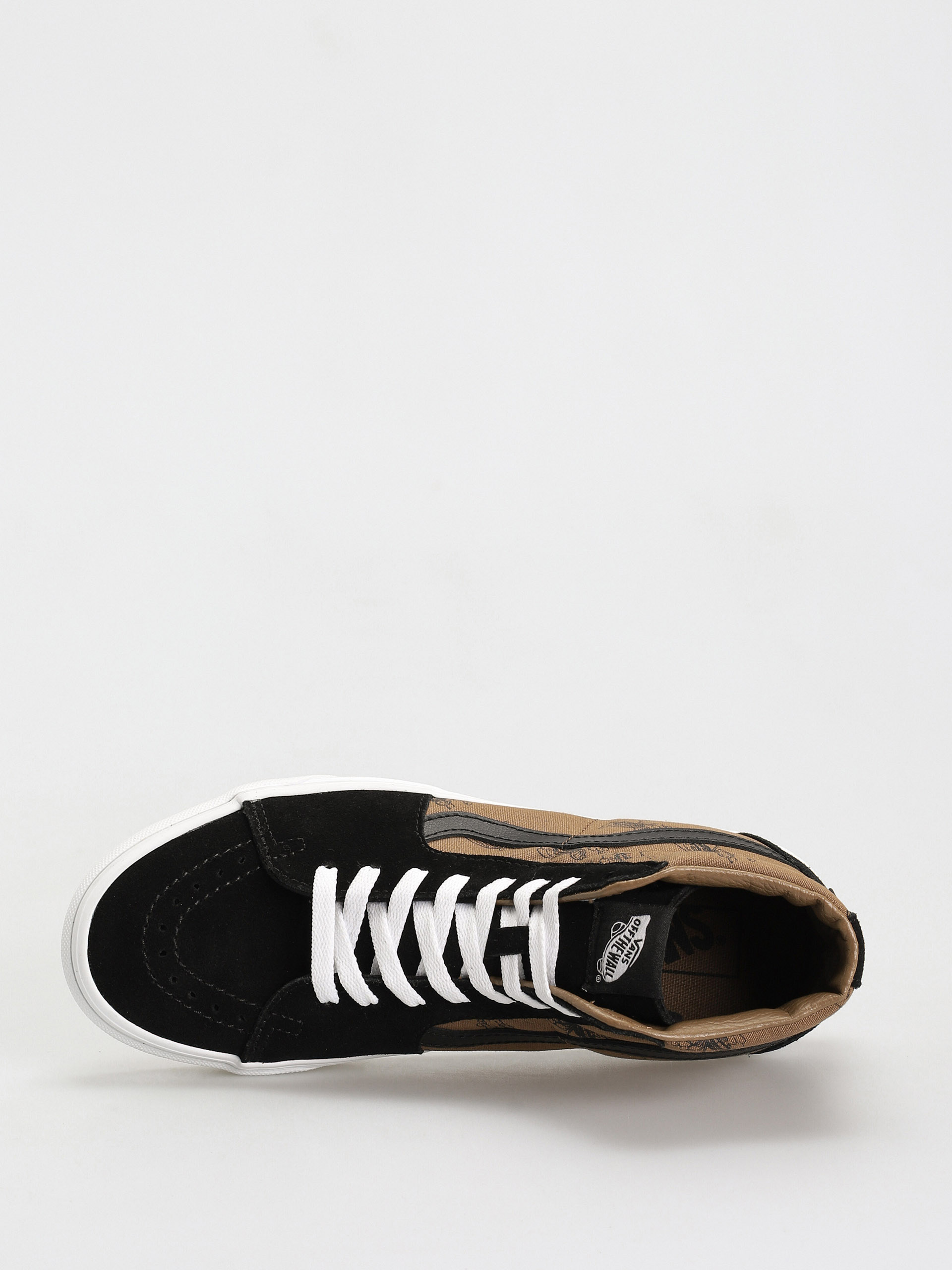 Vans Sk8 Hi Cipők (check research black/brown)