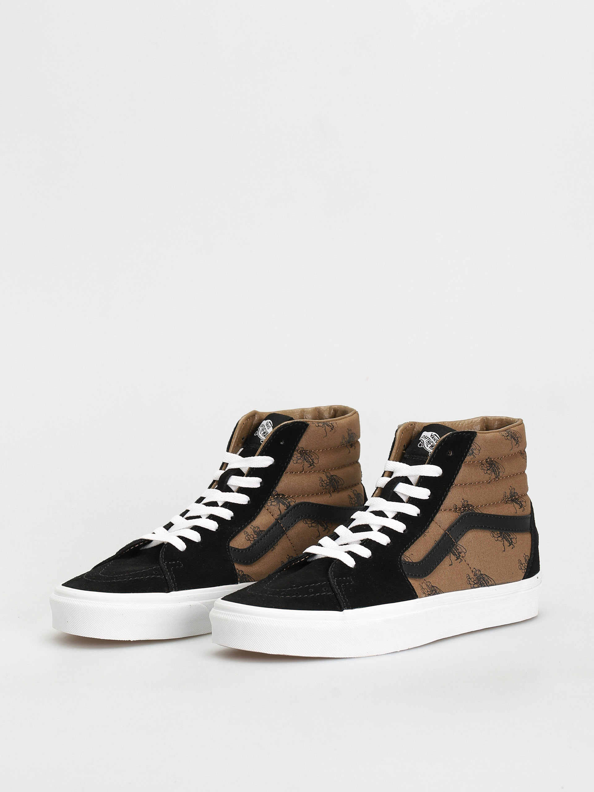 Vans Sk8 Hi Cipők (check research black/brown)
