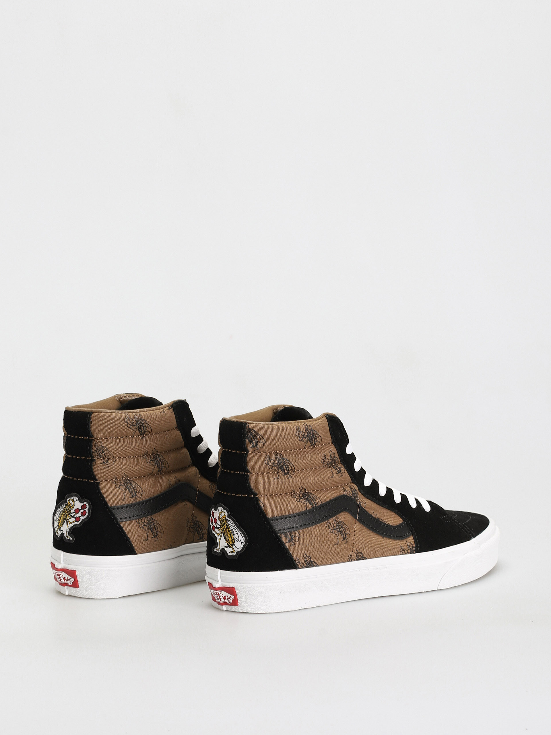 Vans Sk8 Hi Cipők (check research black/brown)