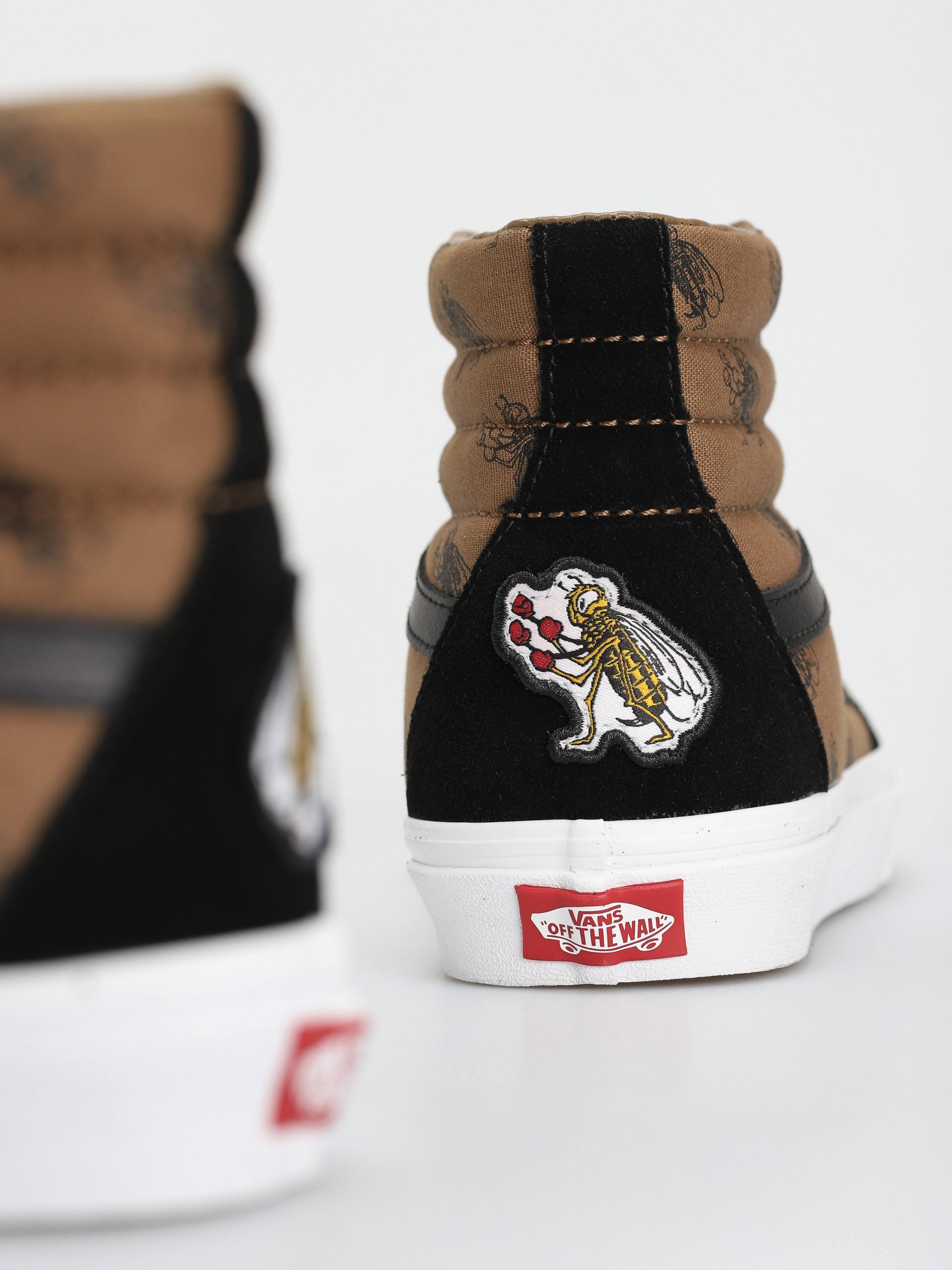 Vans Sk8 Hi Cipők (check research black/brown)