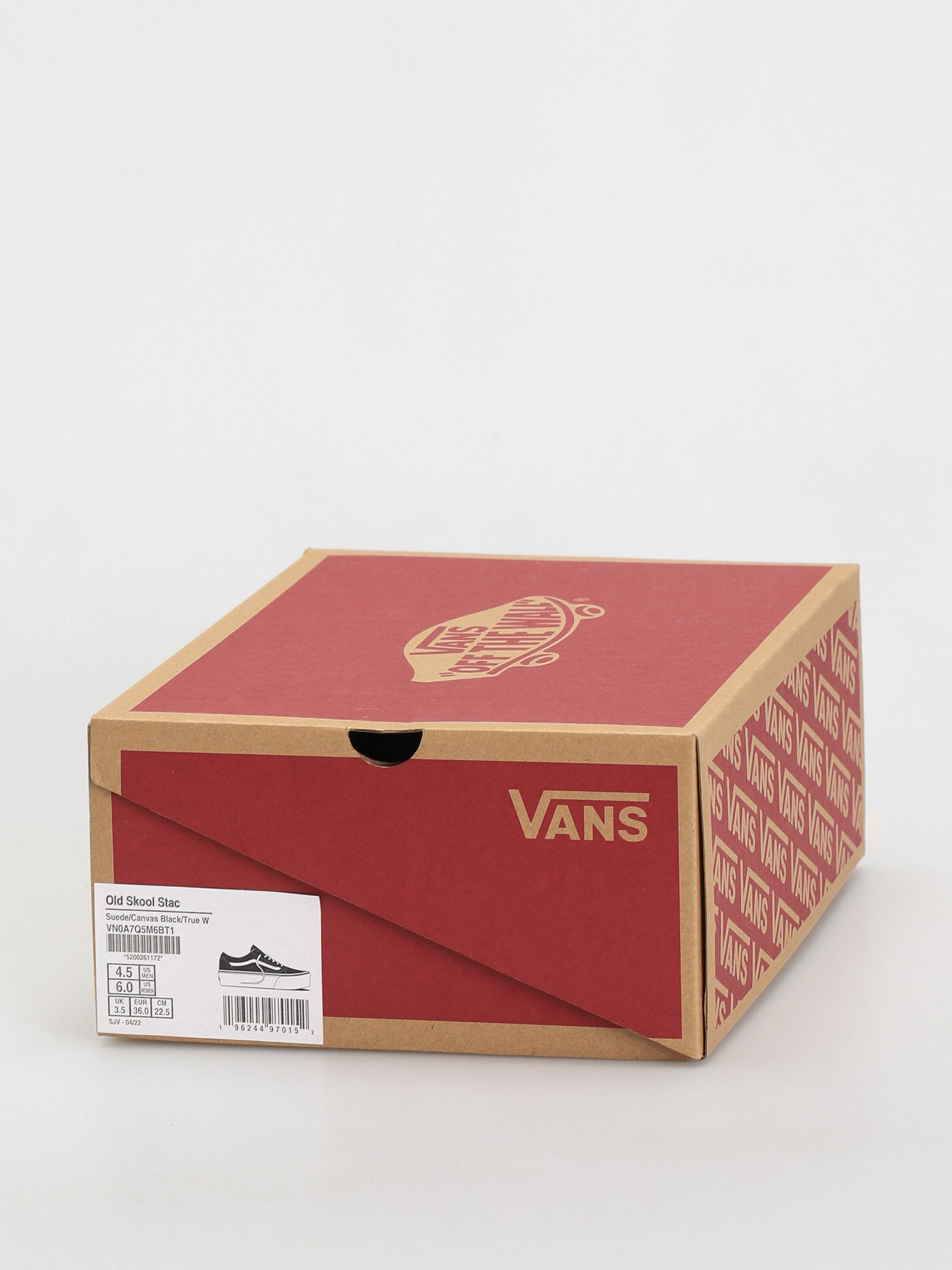 Vans Old Skool Stackform Cipők (suede/canvas black/true white)
