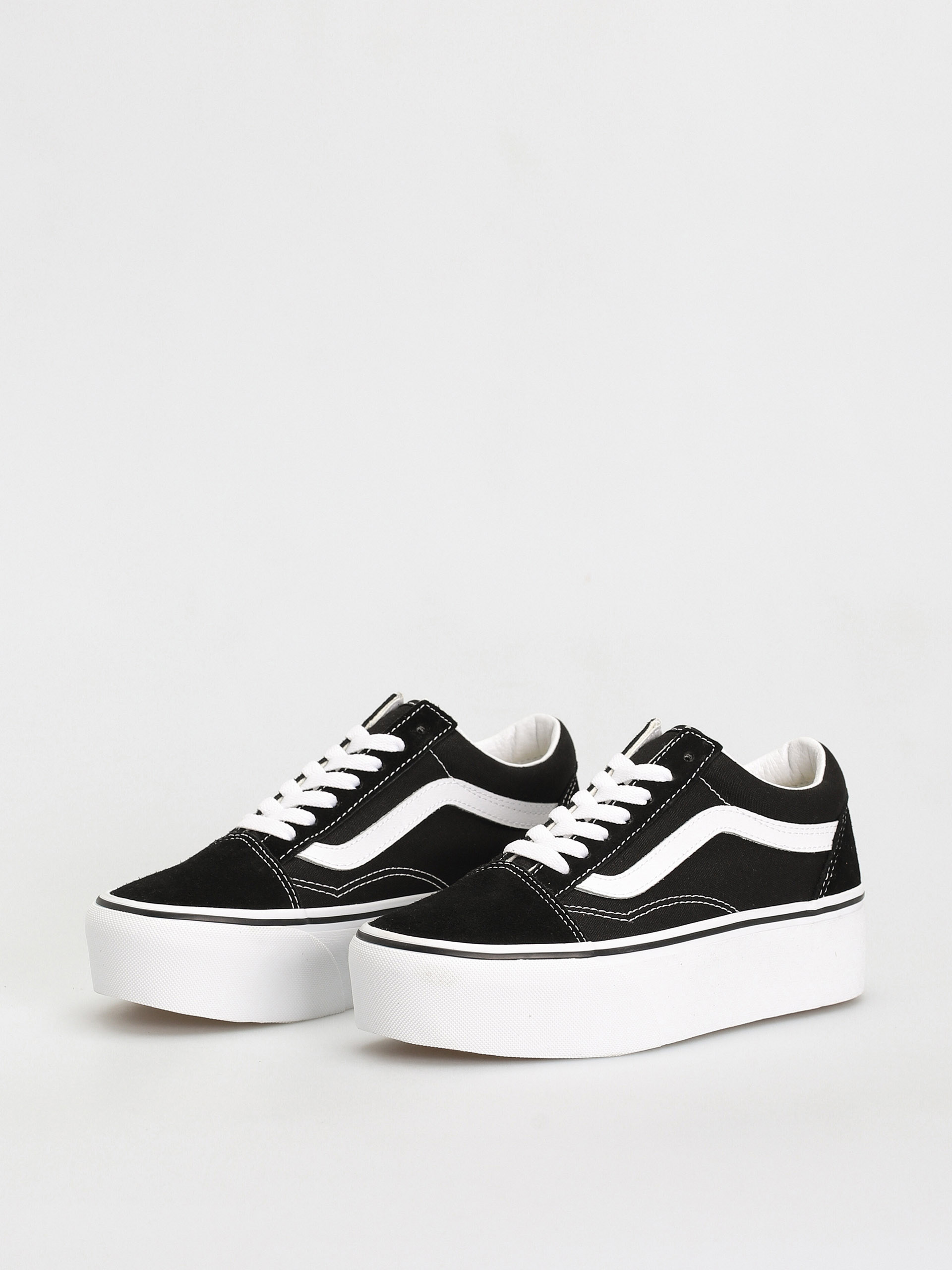 Vans Old Skool Stackform Cipők (suede/canvas black/true white)