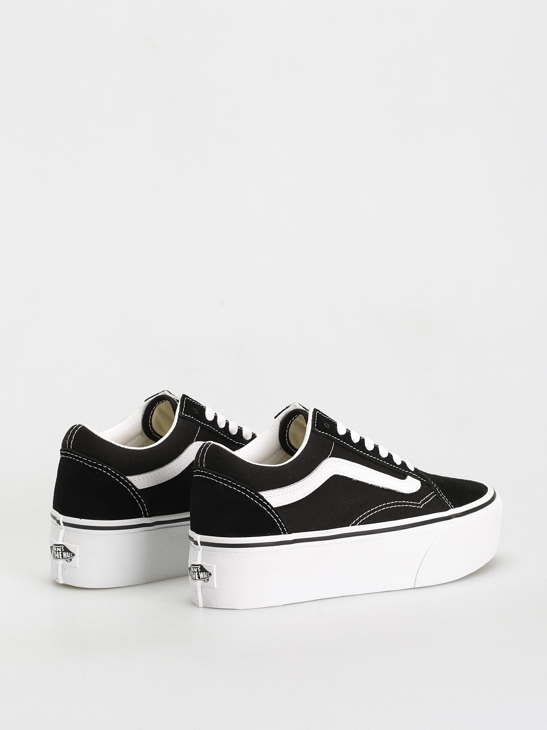 Vans Old Skool Stackform Cipők (suede/canvas black/true white)