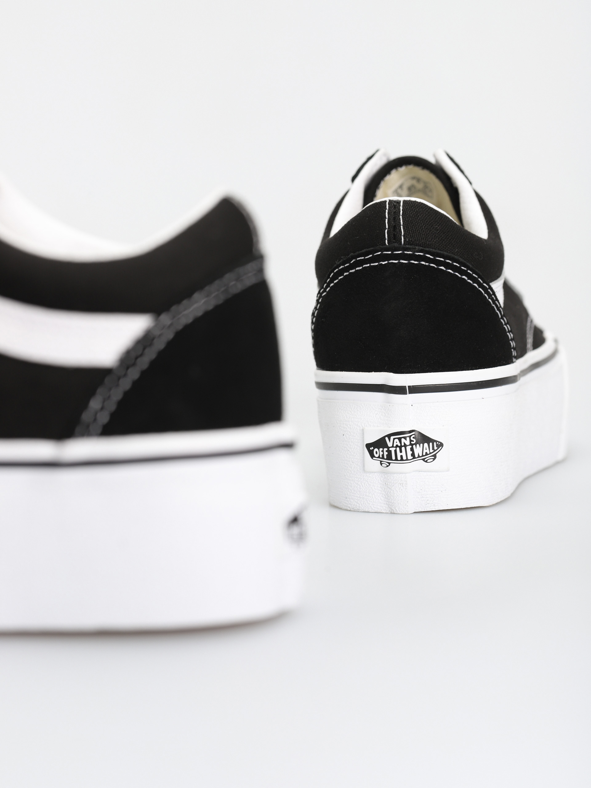 Vans Old Skool Stackform Cipők (suede/canvas black/true white)