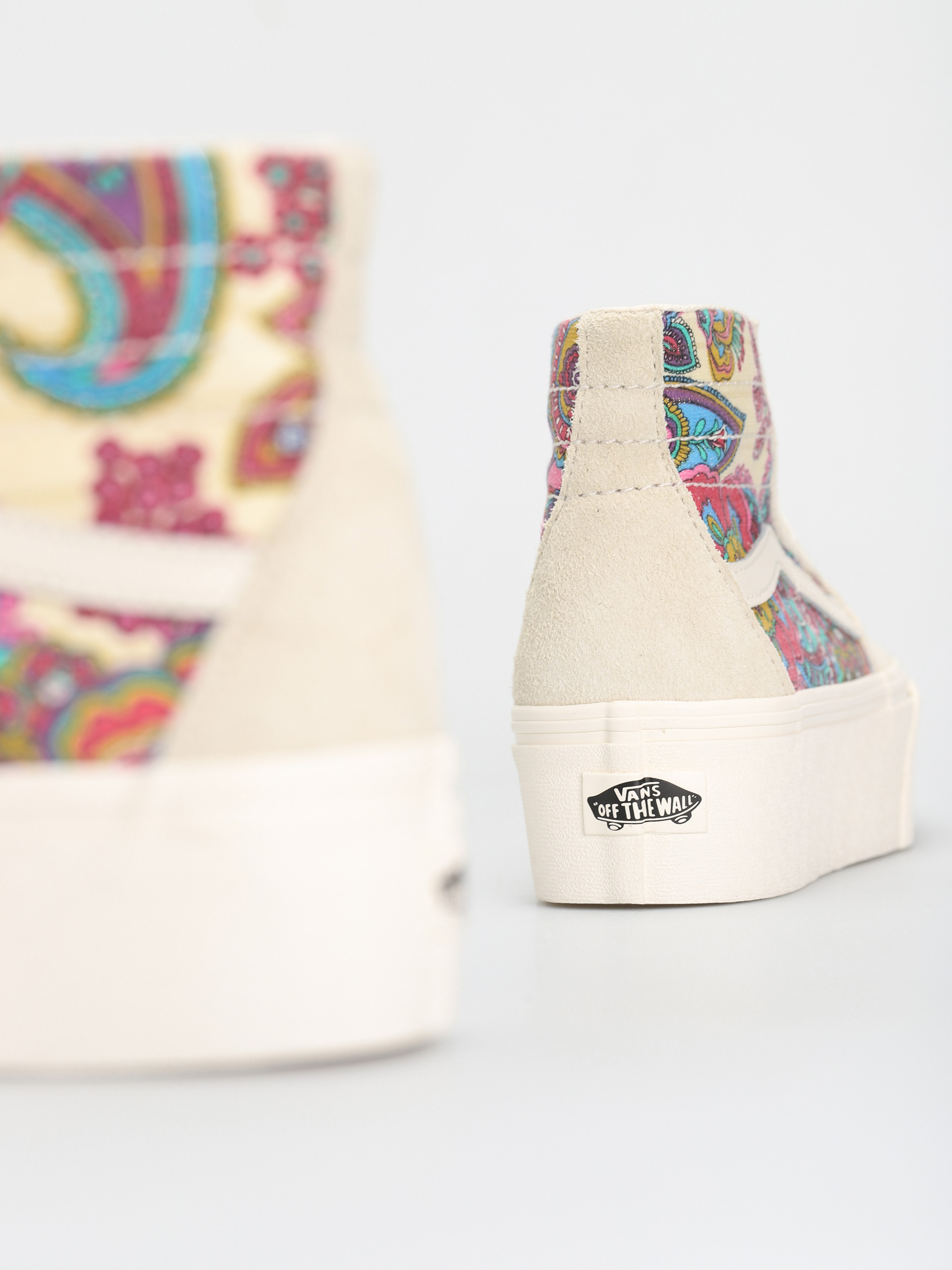 Vans Sk8 Hi Tapered Stackform Cipők (paisley bloom turtledove)
