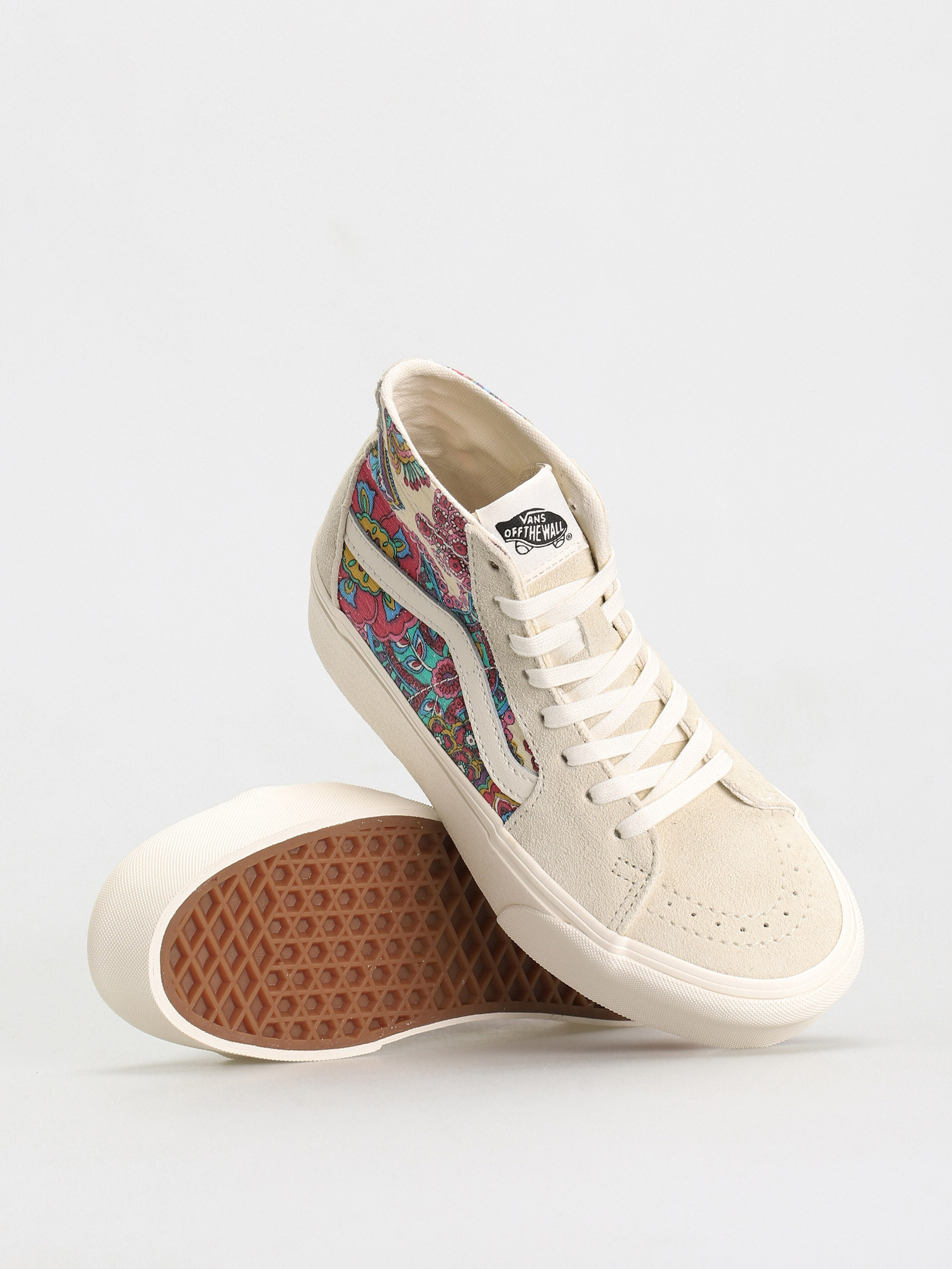 Vans Sk8 Hi Tapered Stackform Cipők (paisley bloom turtledove)