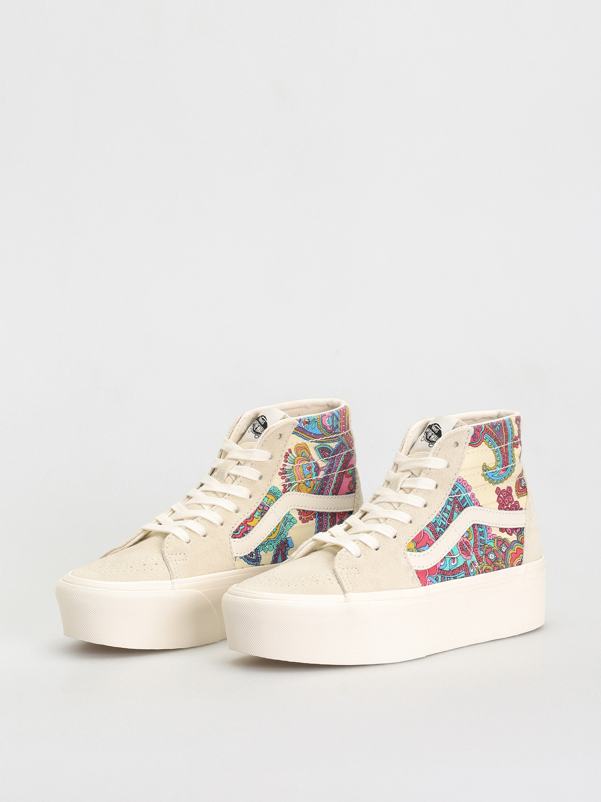 Vans Sk8 Hi Tapered Stackform Cipők (paisley bloom turtledove)