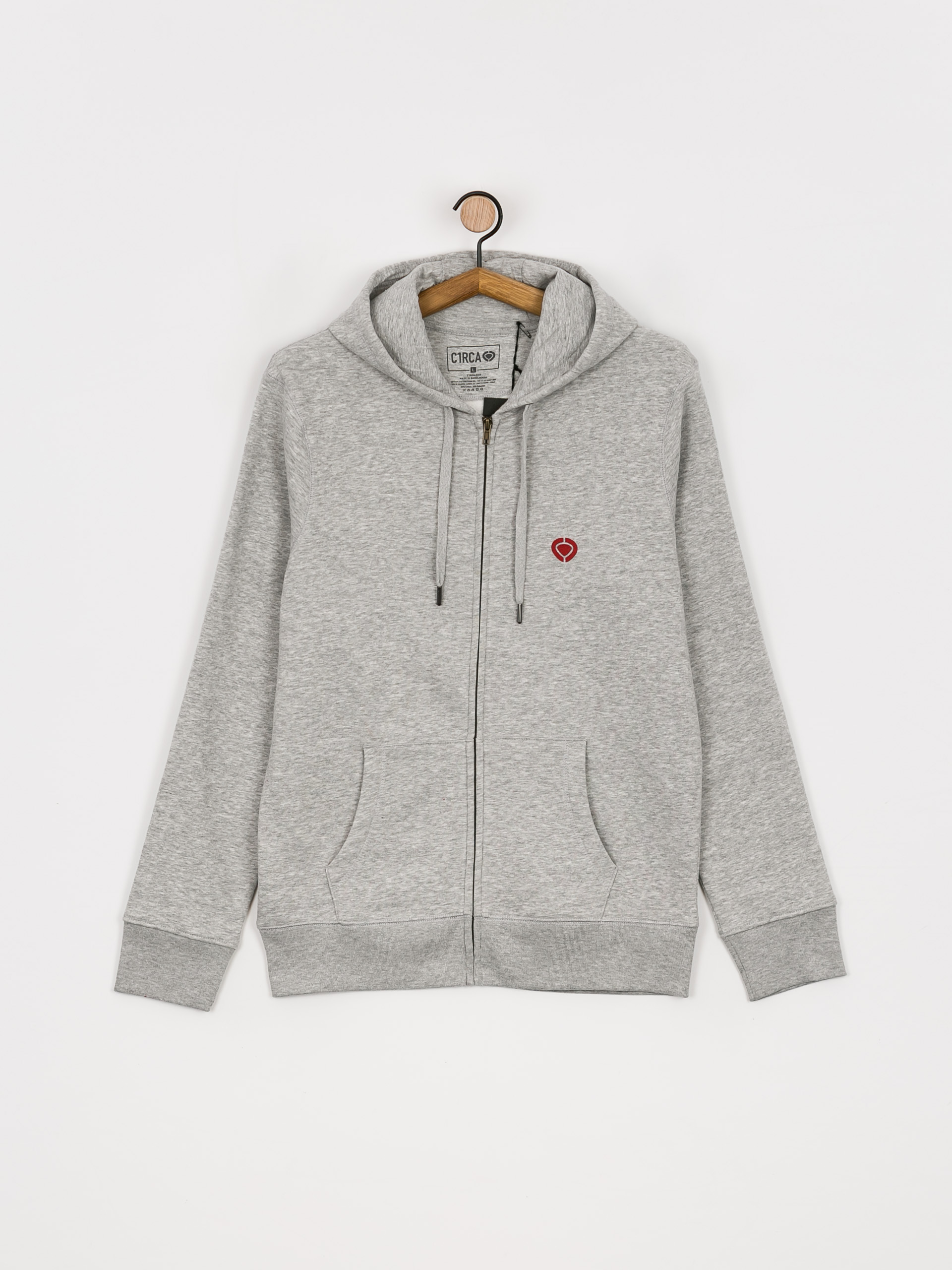 Circa Money Zip Pulóver (athletic grey)
