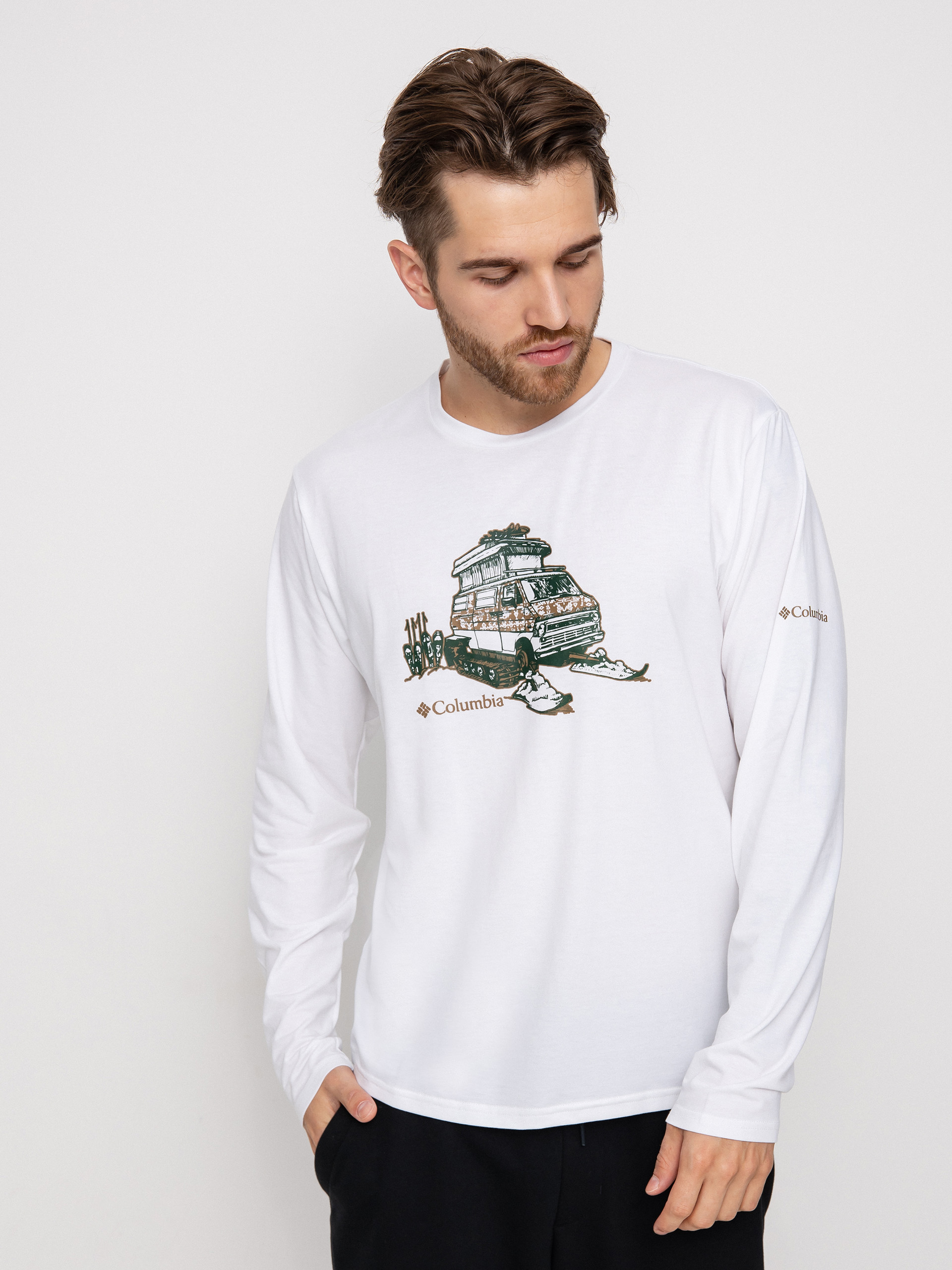 Columbia Sun Trek EU Graphic Hosszú ujjú felső (white winter f)