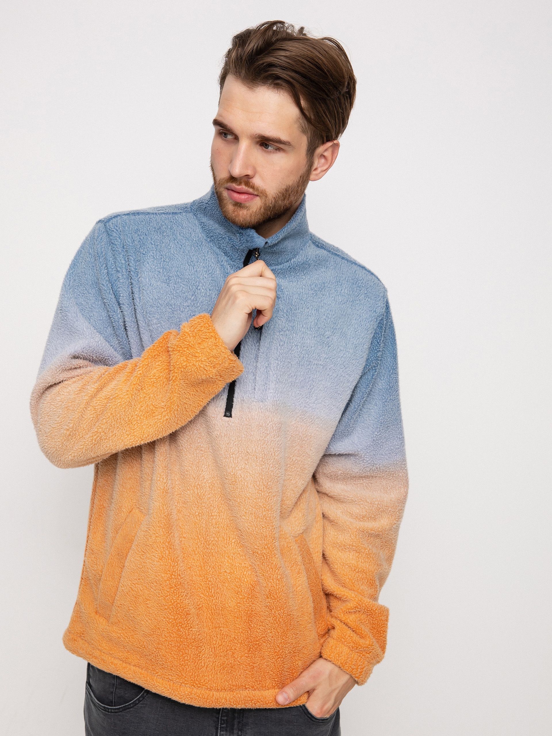 Férfi Billabong Boundary Mock Polár pulóver (multi)