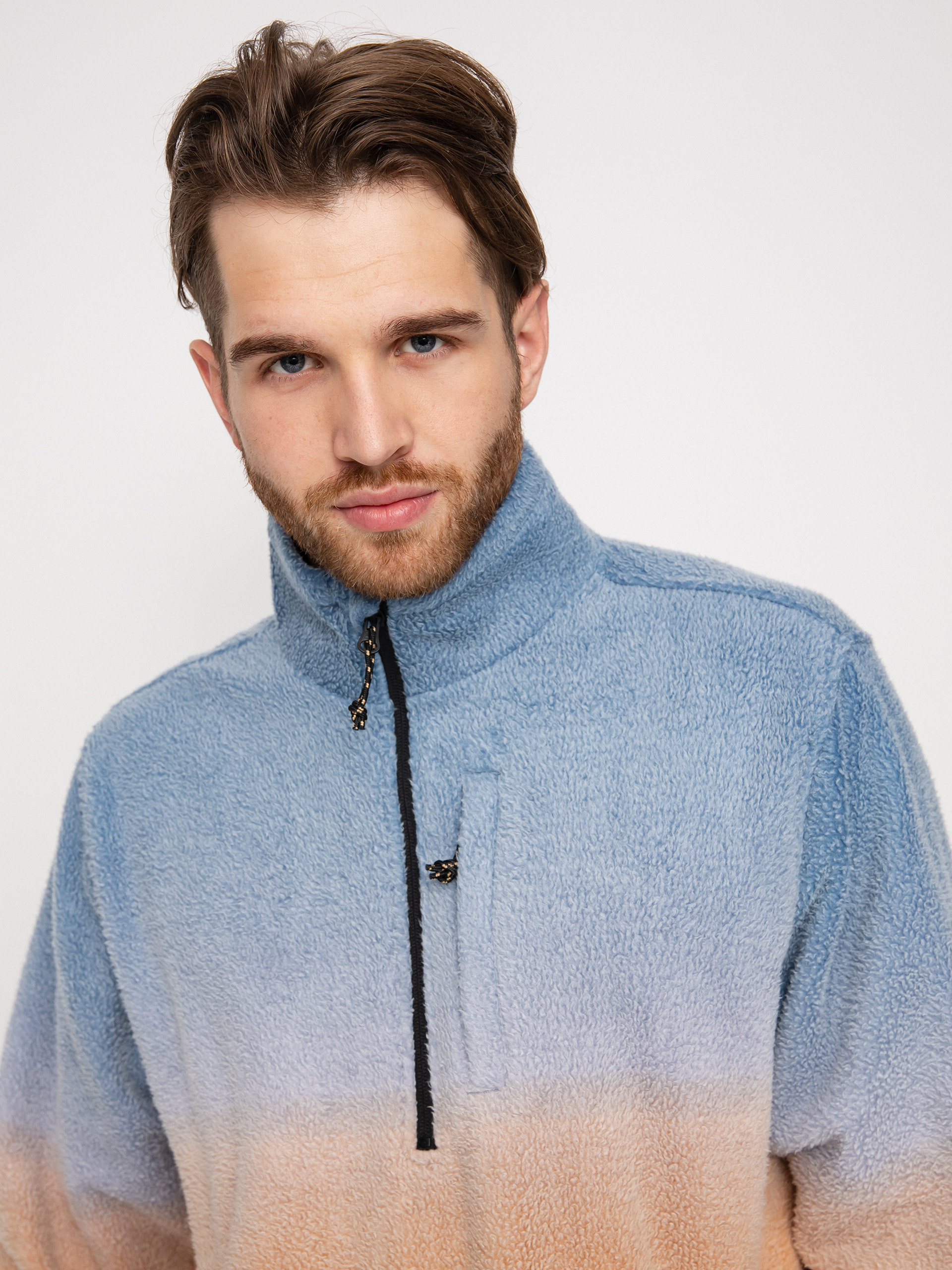 Férfi Billabong Boundary Mock Polár pulóver (multi)