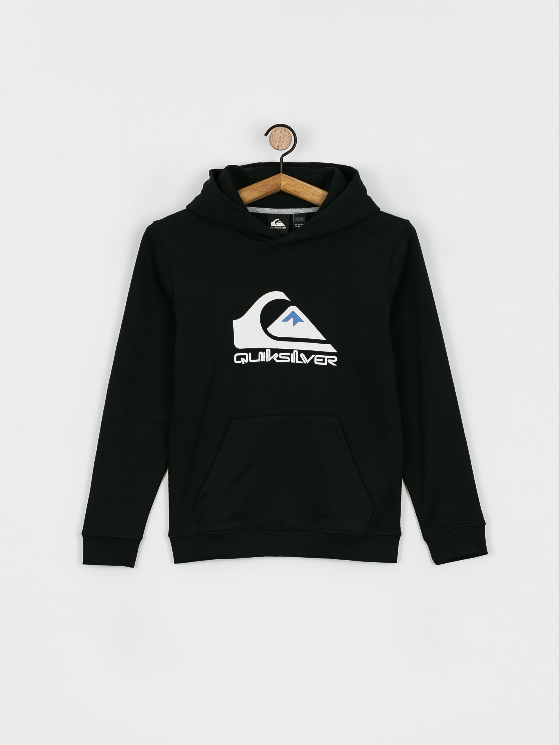 Quiksilver Big Logo HD JR Kapucnis pulóver (black/black)