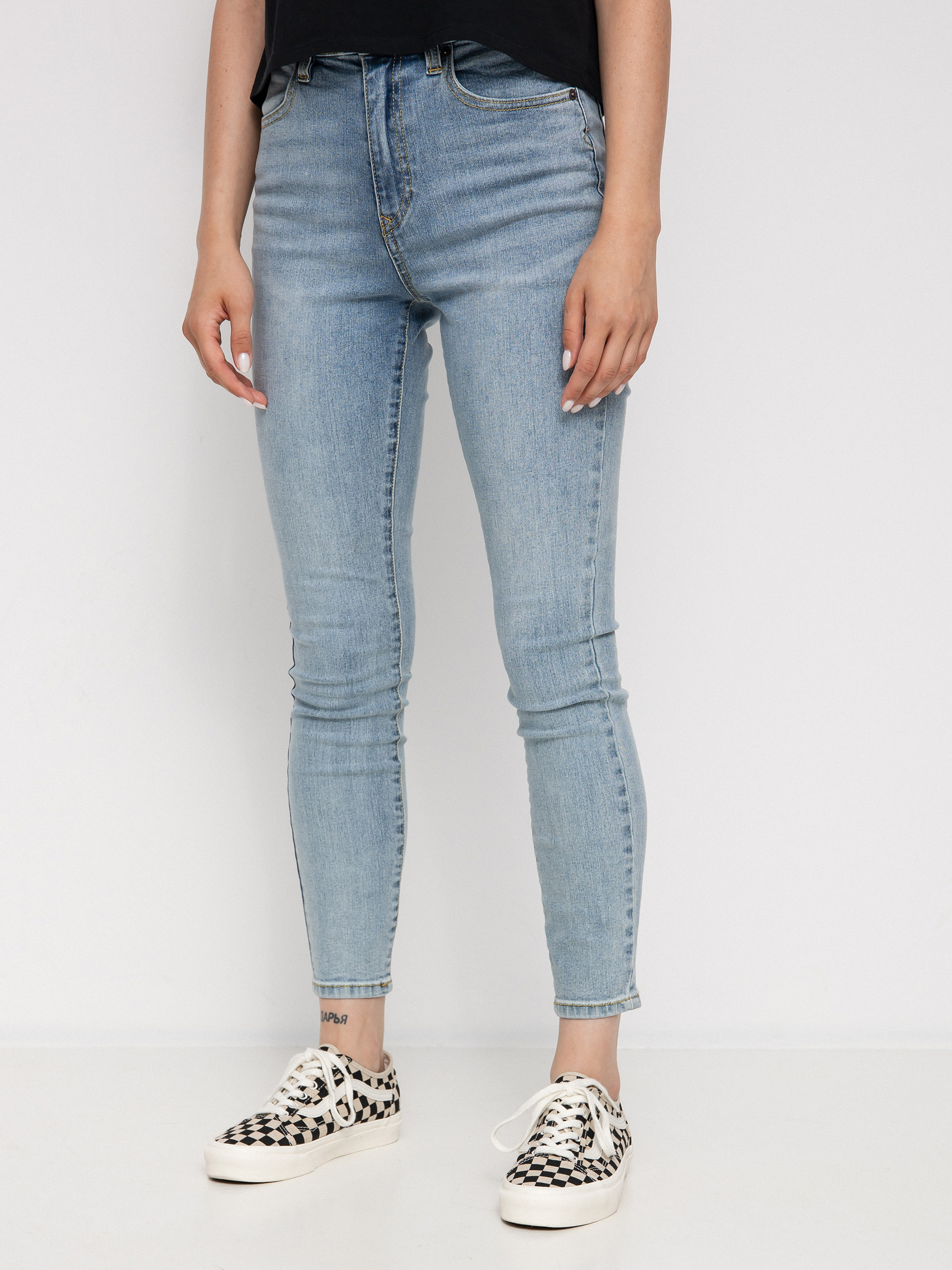 Volcom Liberator High Rise Kisnadrág Wmn (retro blue)