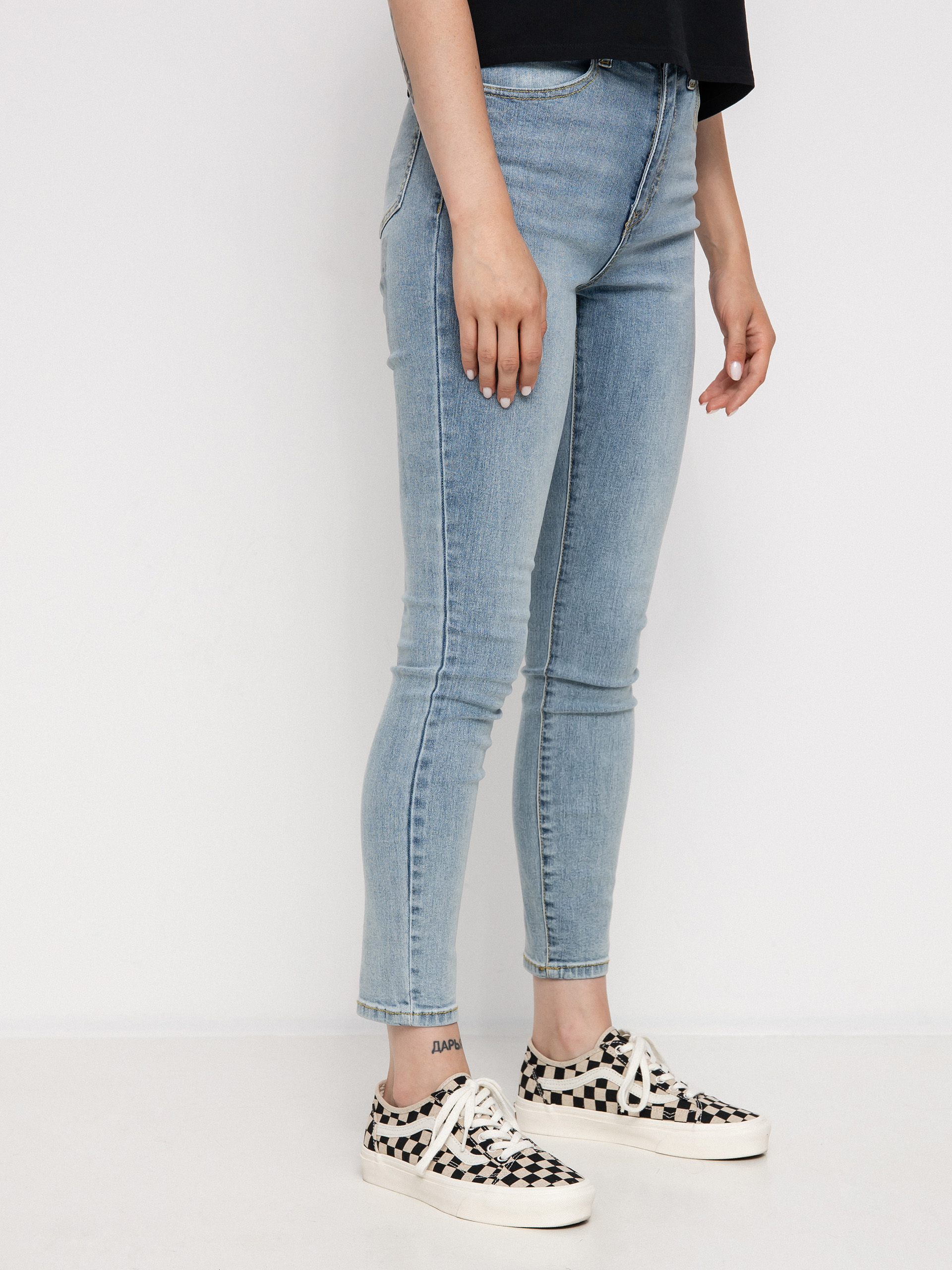 Volcom Liberator High Rise Kisnadrág Wmn (retro blue)