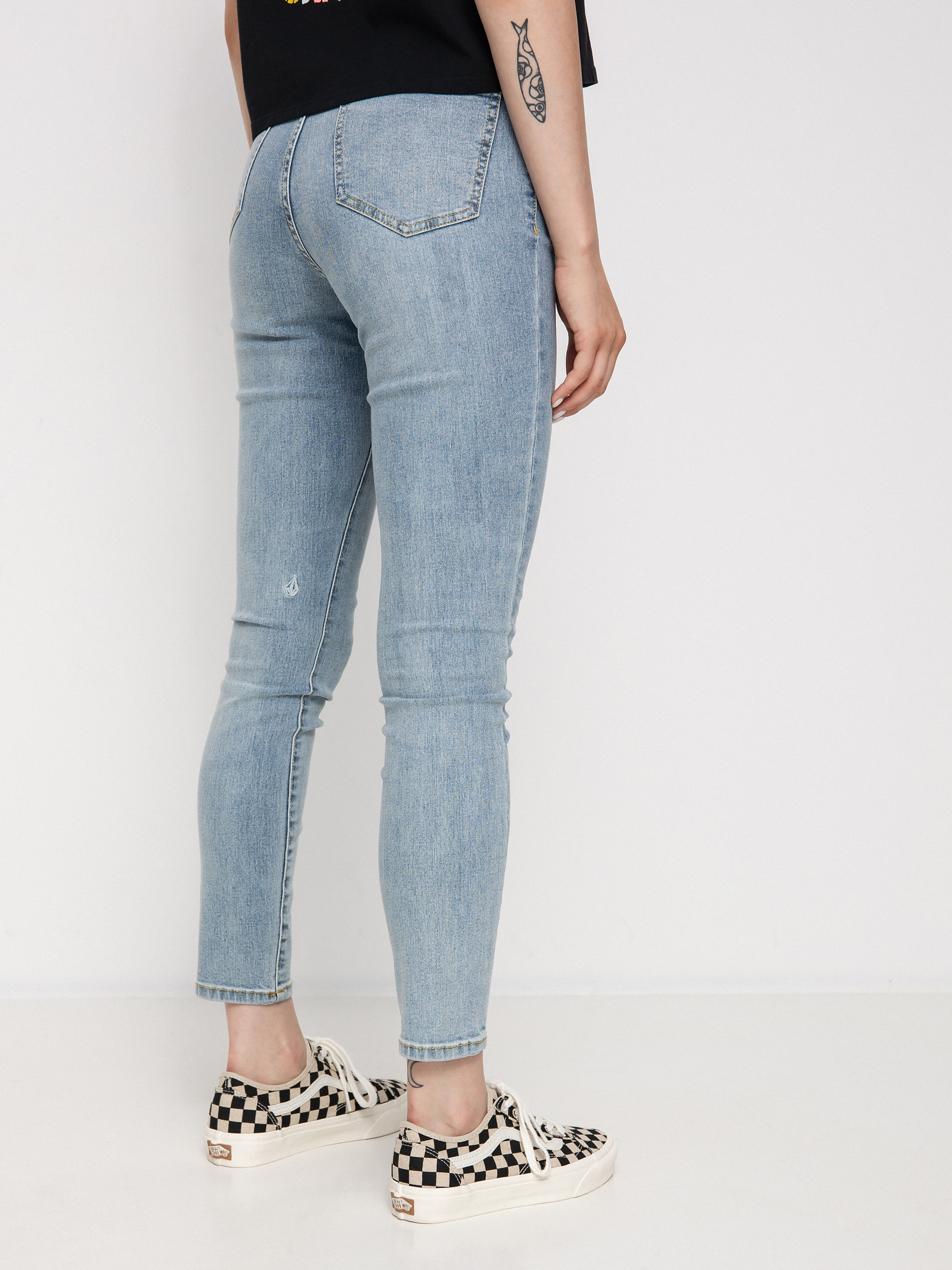 Volcom Liberator High Rise Kisnadrág Wmn (retro blue)