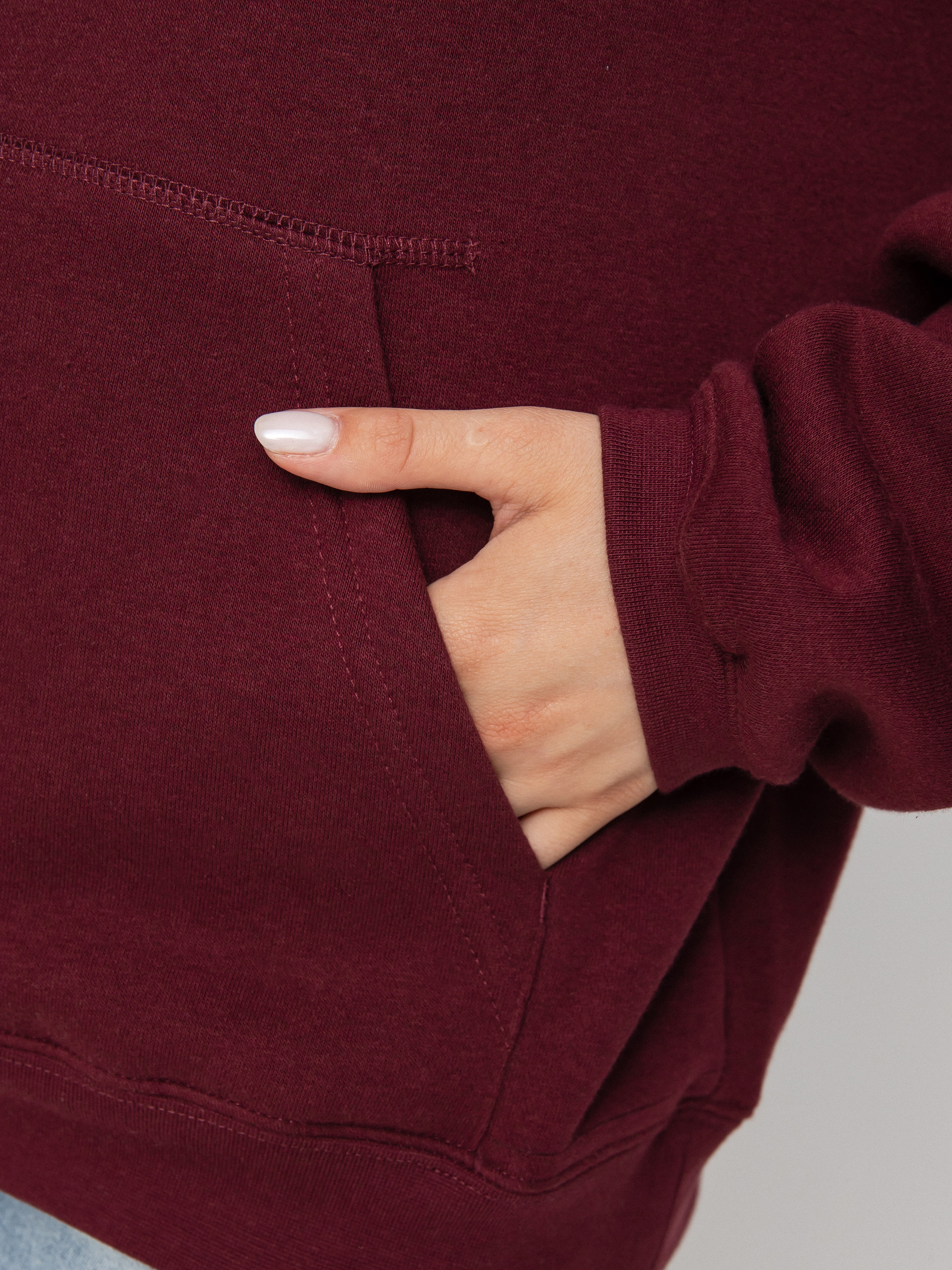 Volcom Stone Heart II Pulóver Wmn (burgundy)