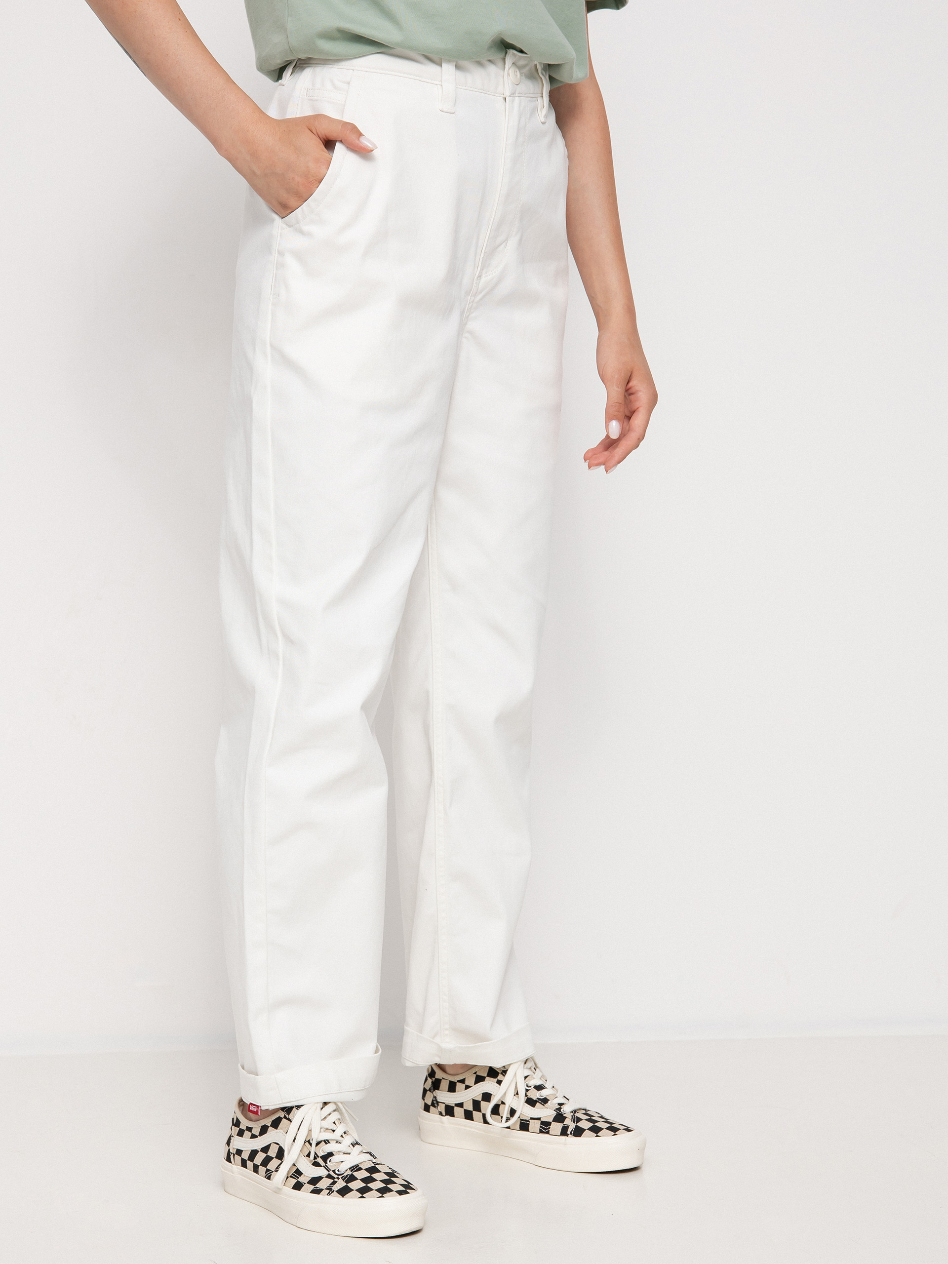 Vans Authentic Chino Kisnadrág Wmn (authentic marshmallow)