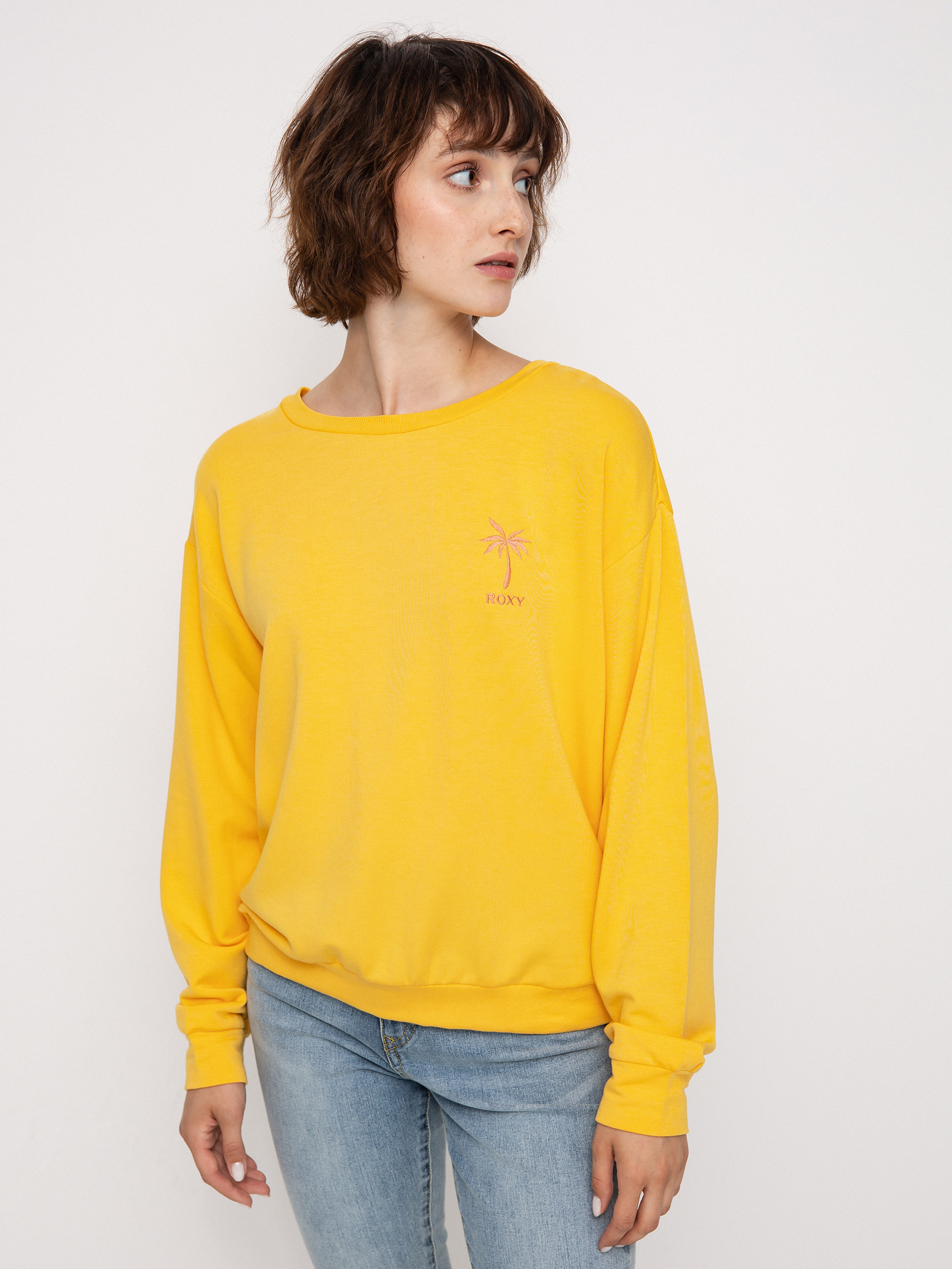 Roxy Surfing By Moonlight D Pulóver Wmn (yolk yellow)