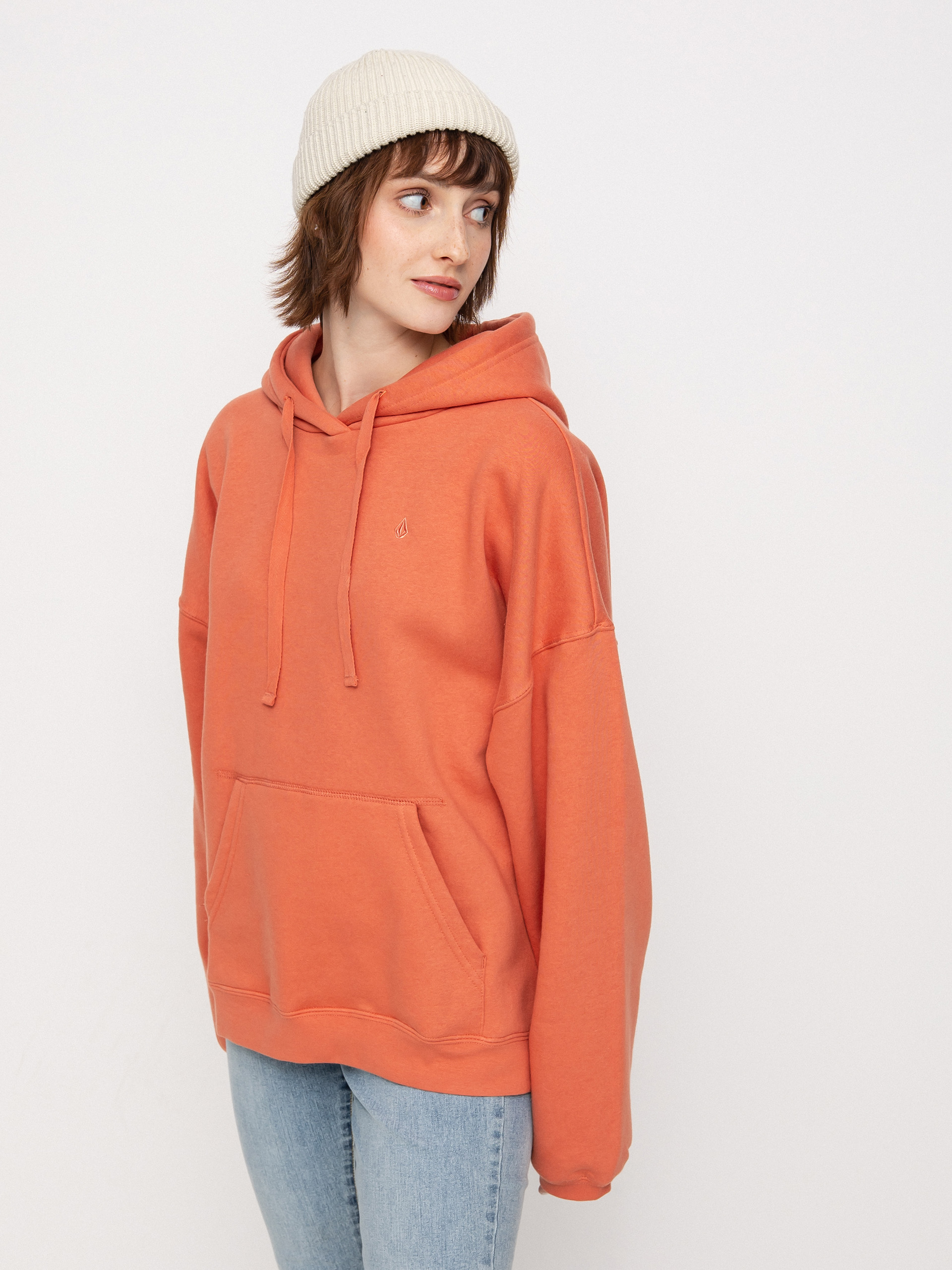 Volcom Stone Heart II Pulóver Wmn (terra cotta)