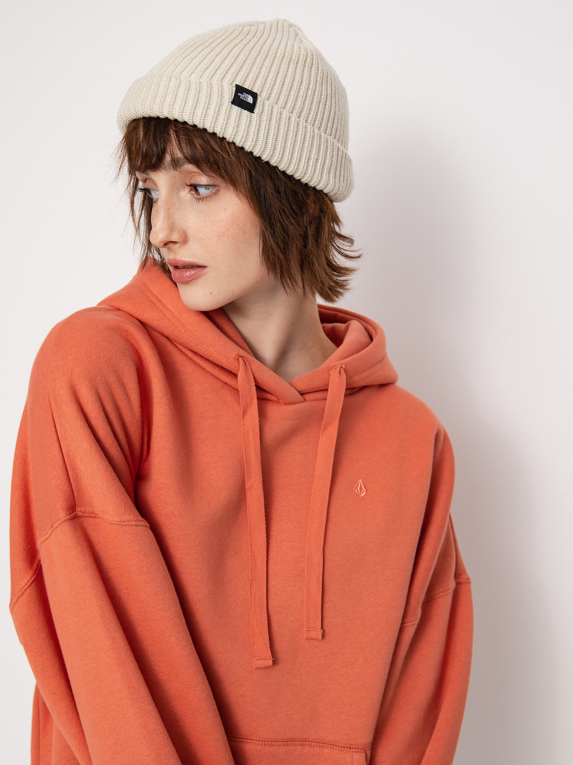 Volcom Stone Heart II Pulóver Wmn (terra cotta)