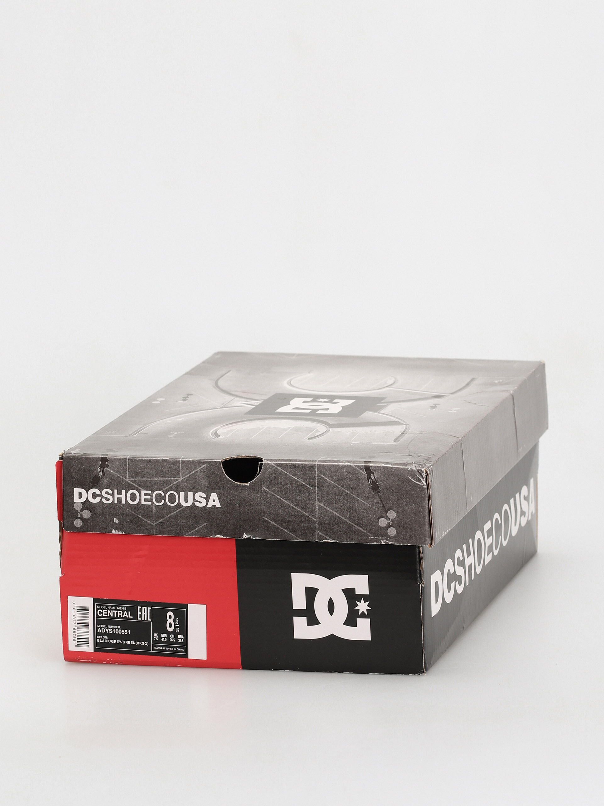 DC Central Cipők (black/grey/green)