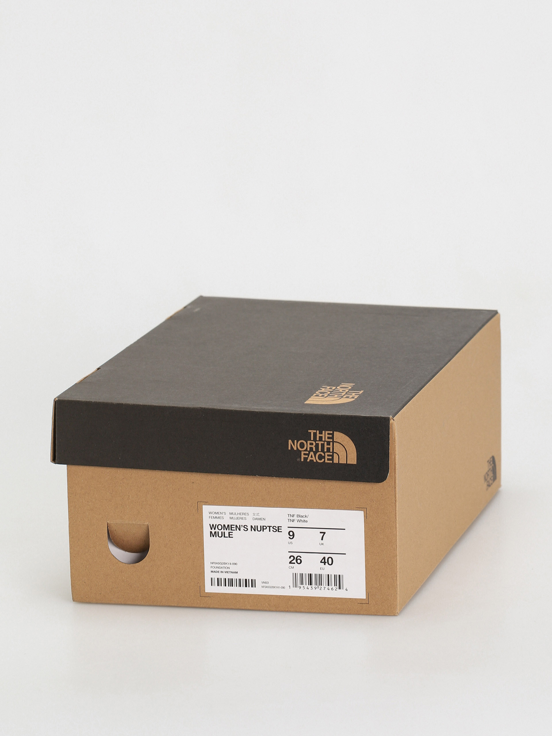 The North Face Nuptse Mule Cipők Wmn (tnf black/tnf white)