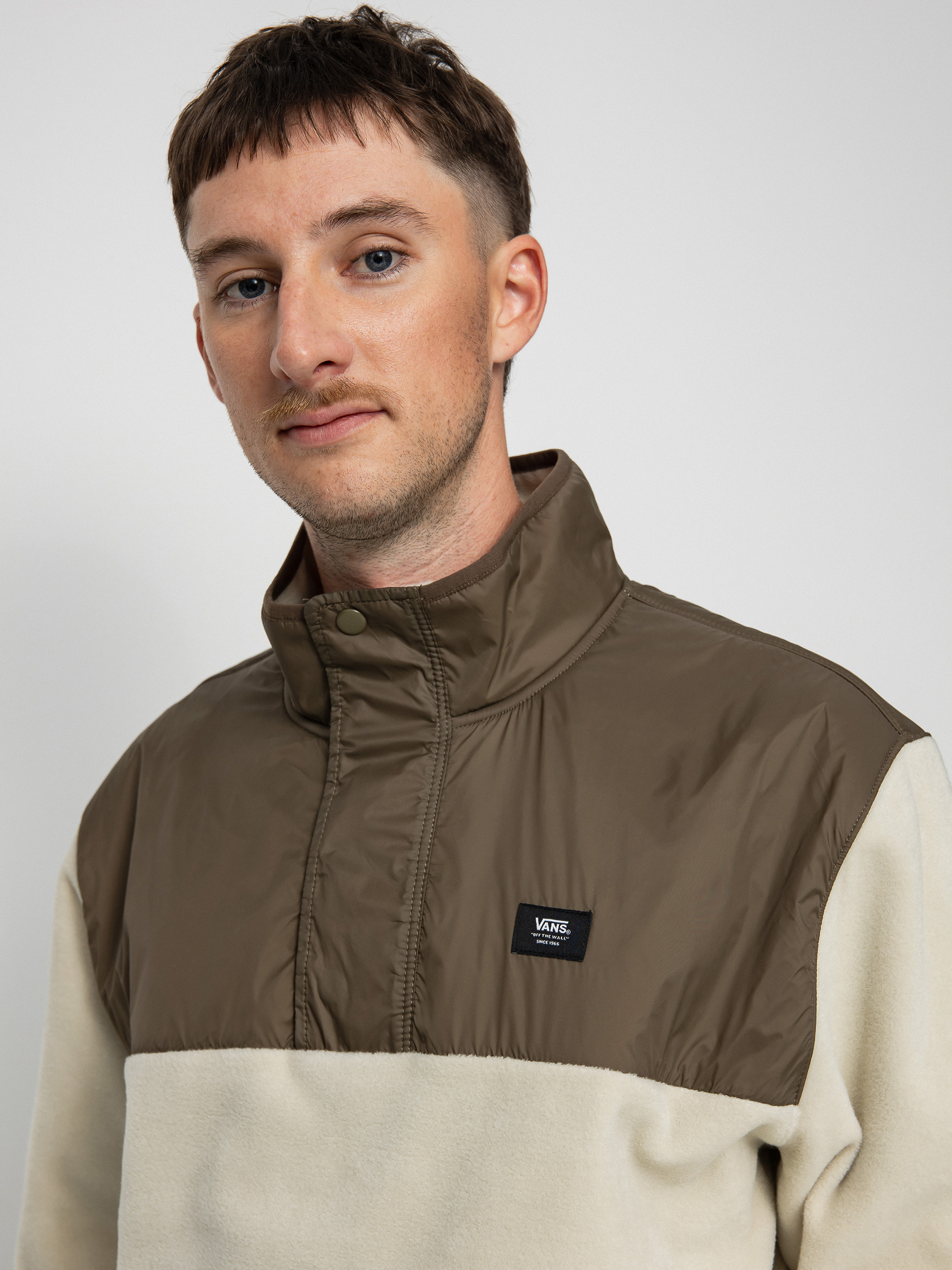 Férfi Vans Mammoth Kapucnis pulóver (oatmeal/canteen)