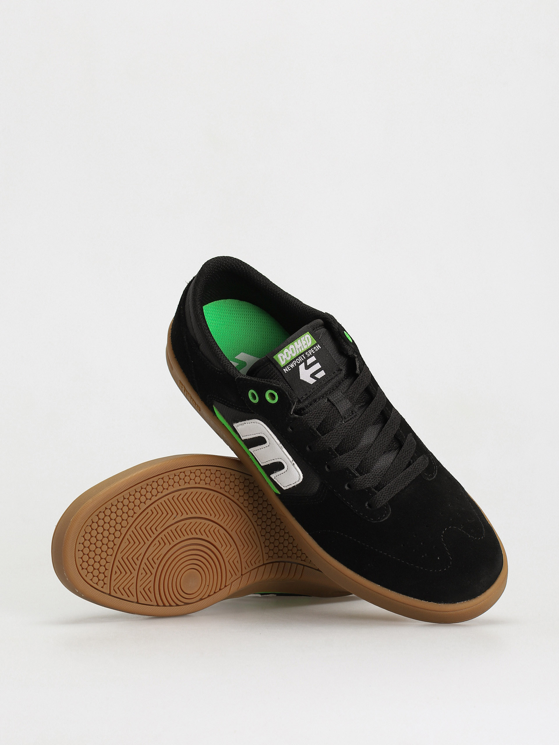 Etnies Windrow X Doomed Cipők (black/green/gum)
