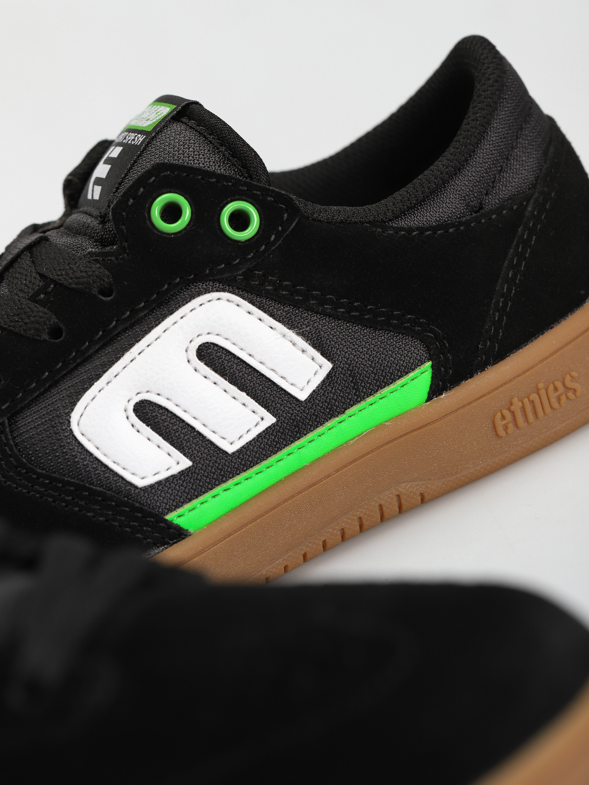 Etnies Windrow X Doomed Cipők (black/green/gum)