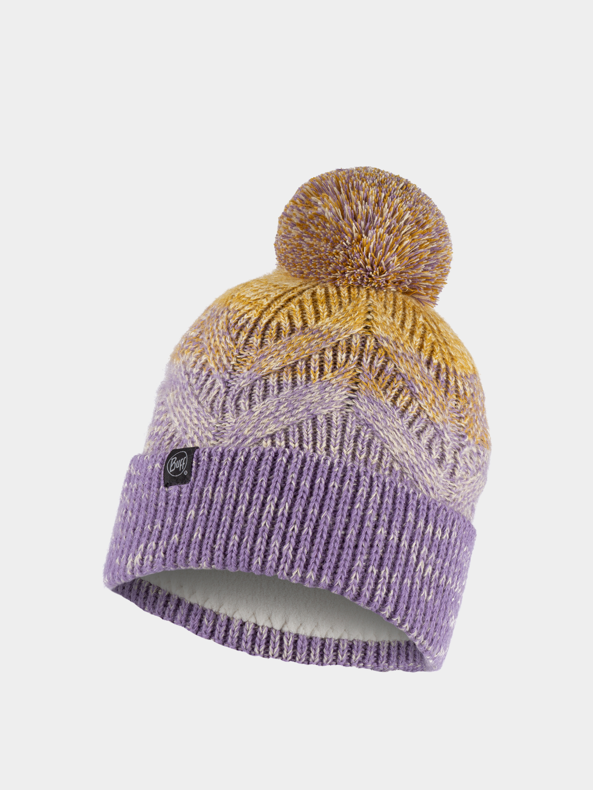 Buff Knitted Sapka (masha lavender)