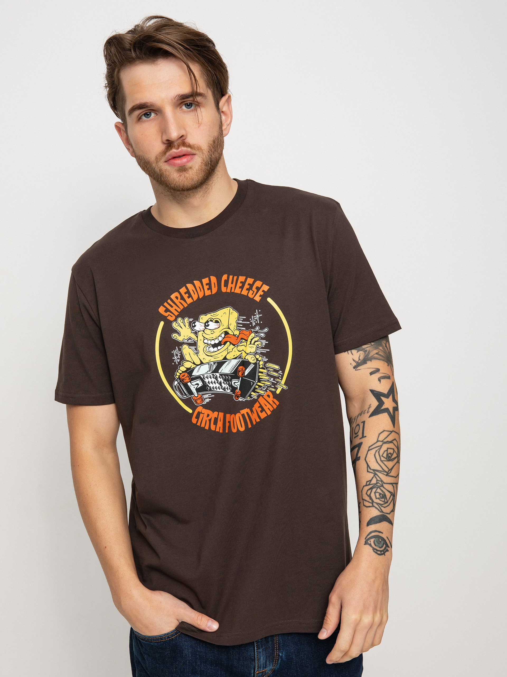 Circa Shredded Cheese Póló (chocolate)