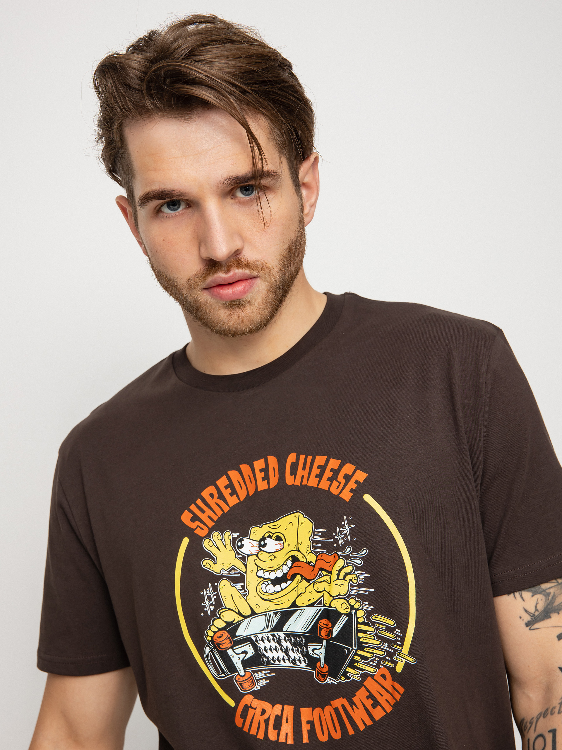 Circa Shredded Cheese Póló (chocolate)