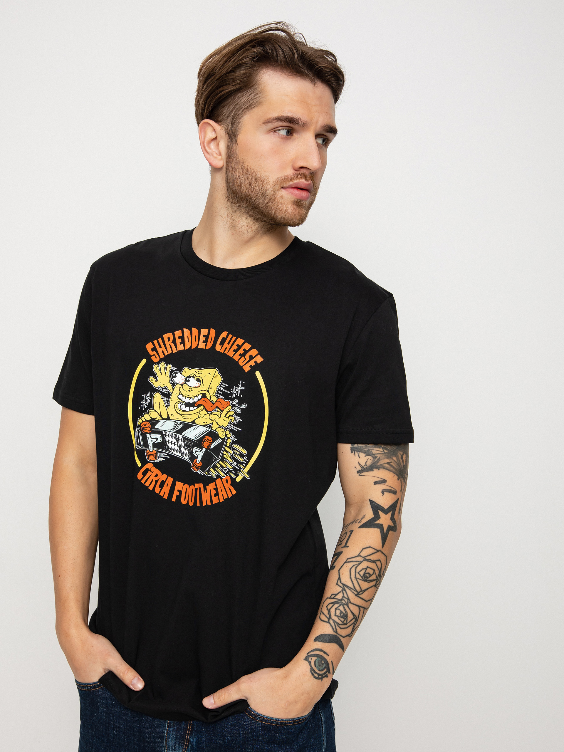 Circa Shredded Cheese Póló (black)