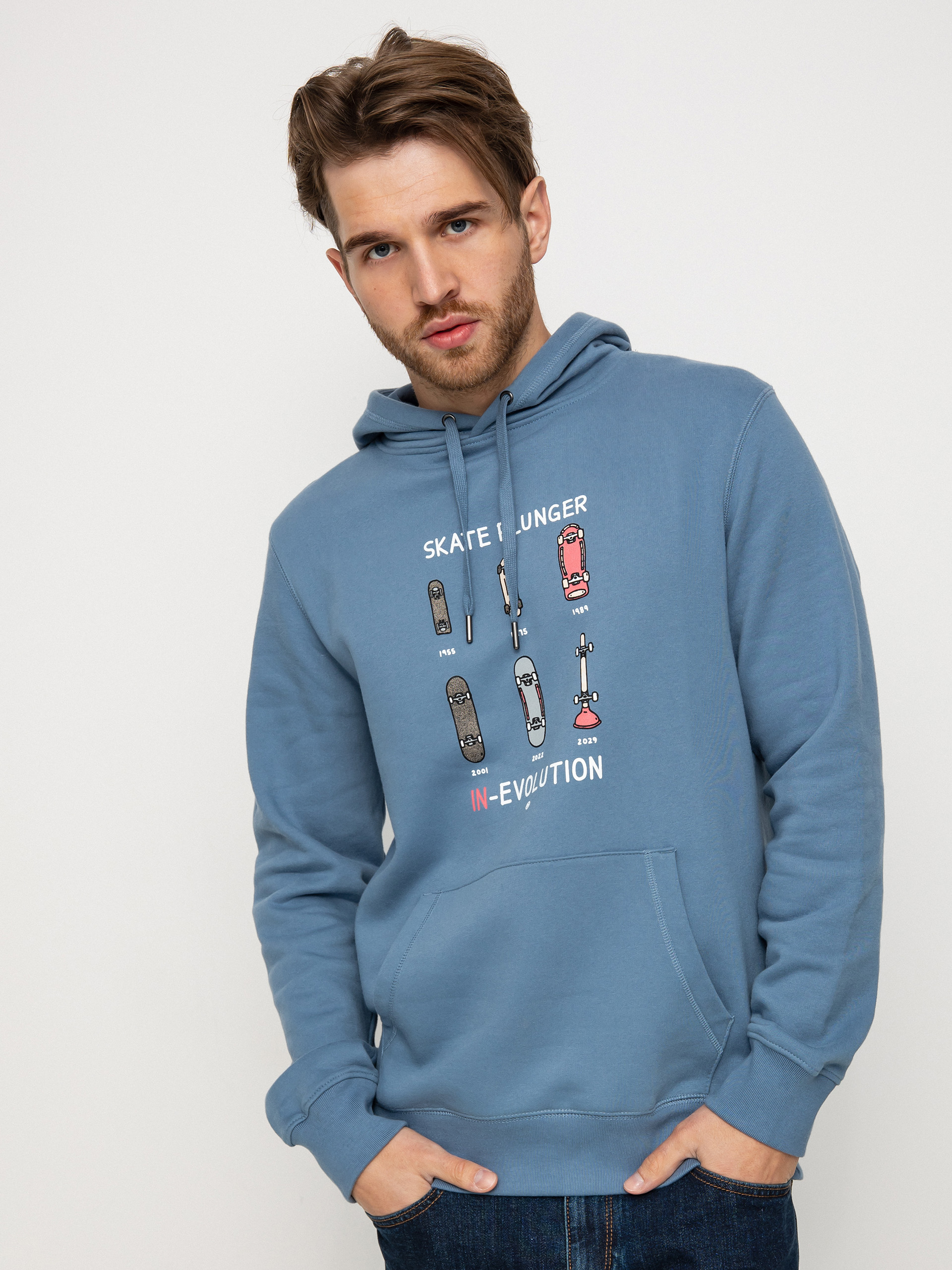 Circa Plunger Pulóver (nordic blue)