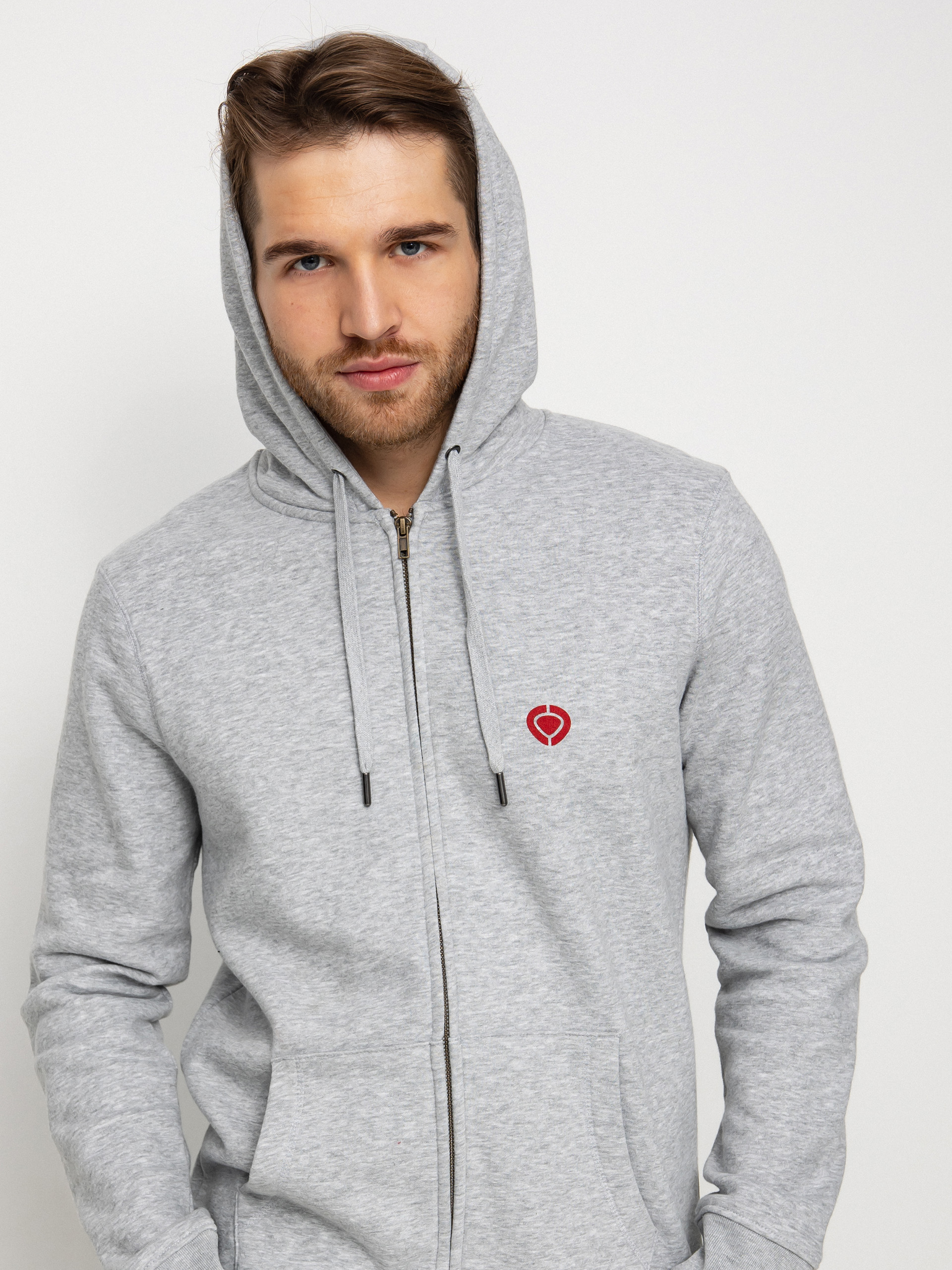 Circa Money Zip Pulóver (athletic grey)