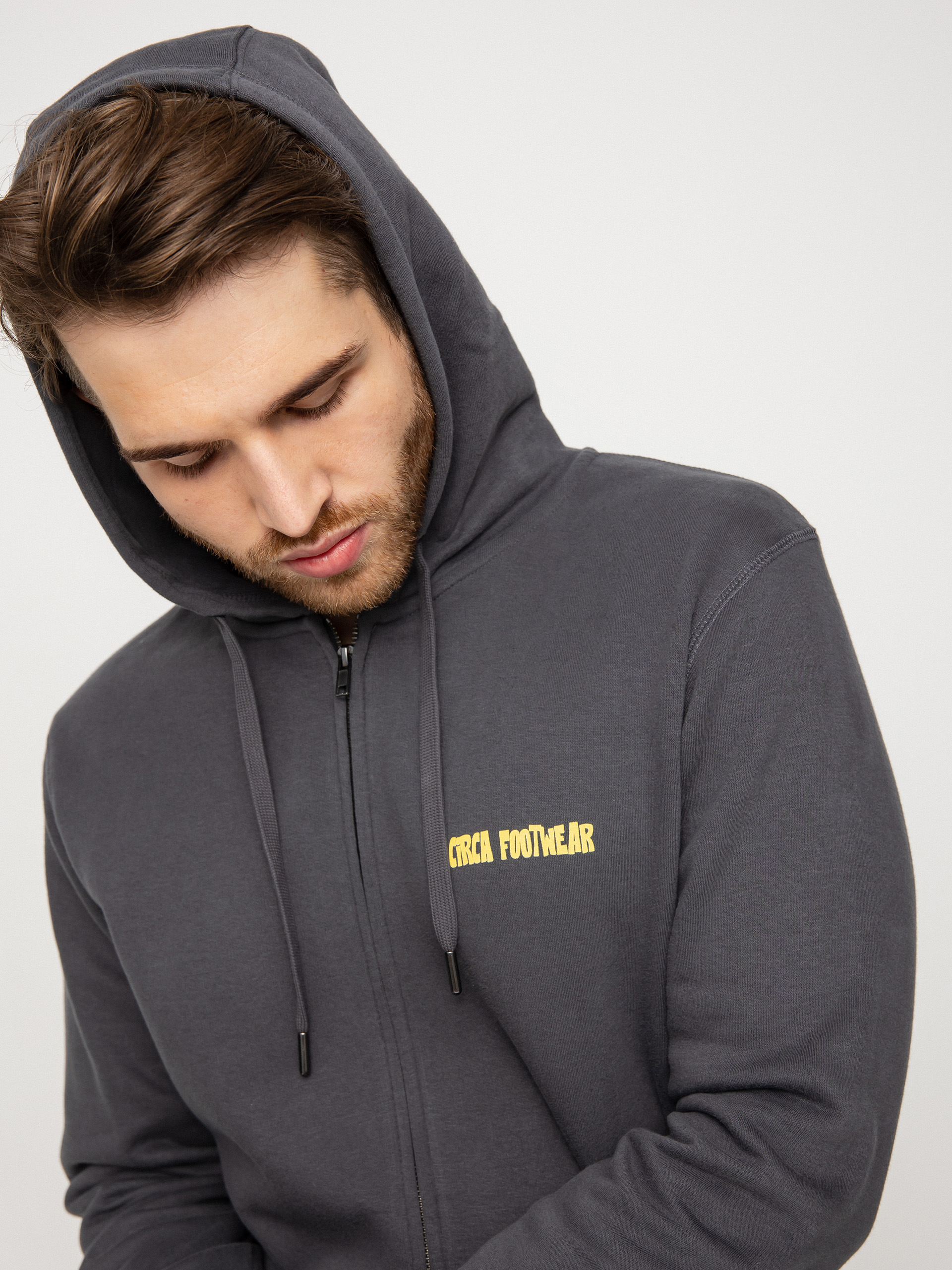 Circa Shr Cheese Zip Pulóver (charcoal)