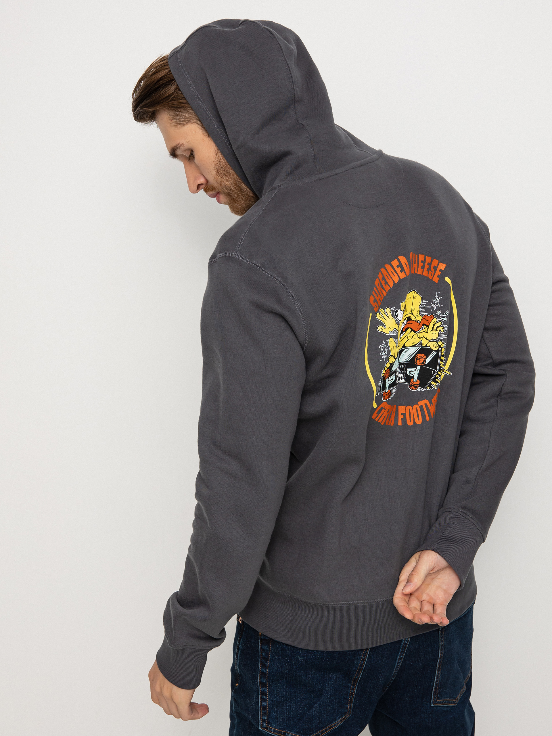 Circa Shr Cheese Zip Pulóver (charcoal)