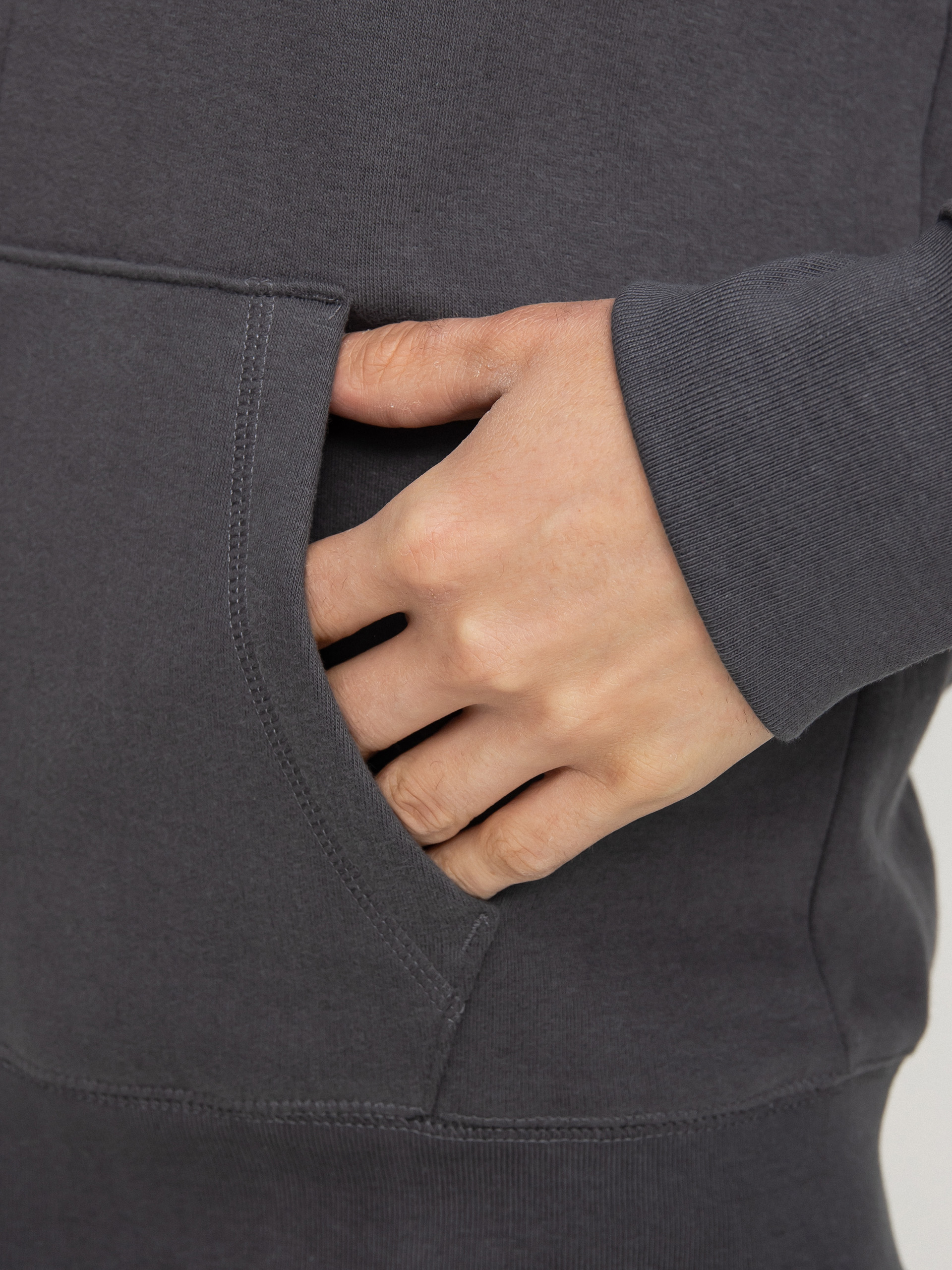 Circa Shr Cheese Zip Pulóver (charcoal)