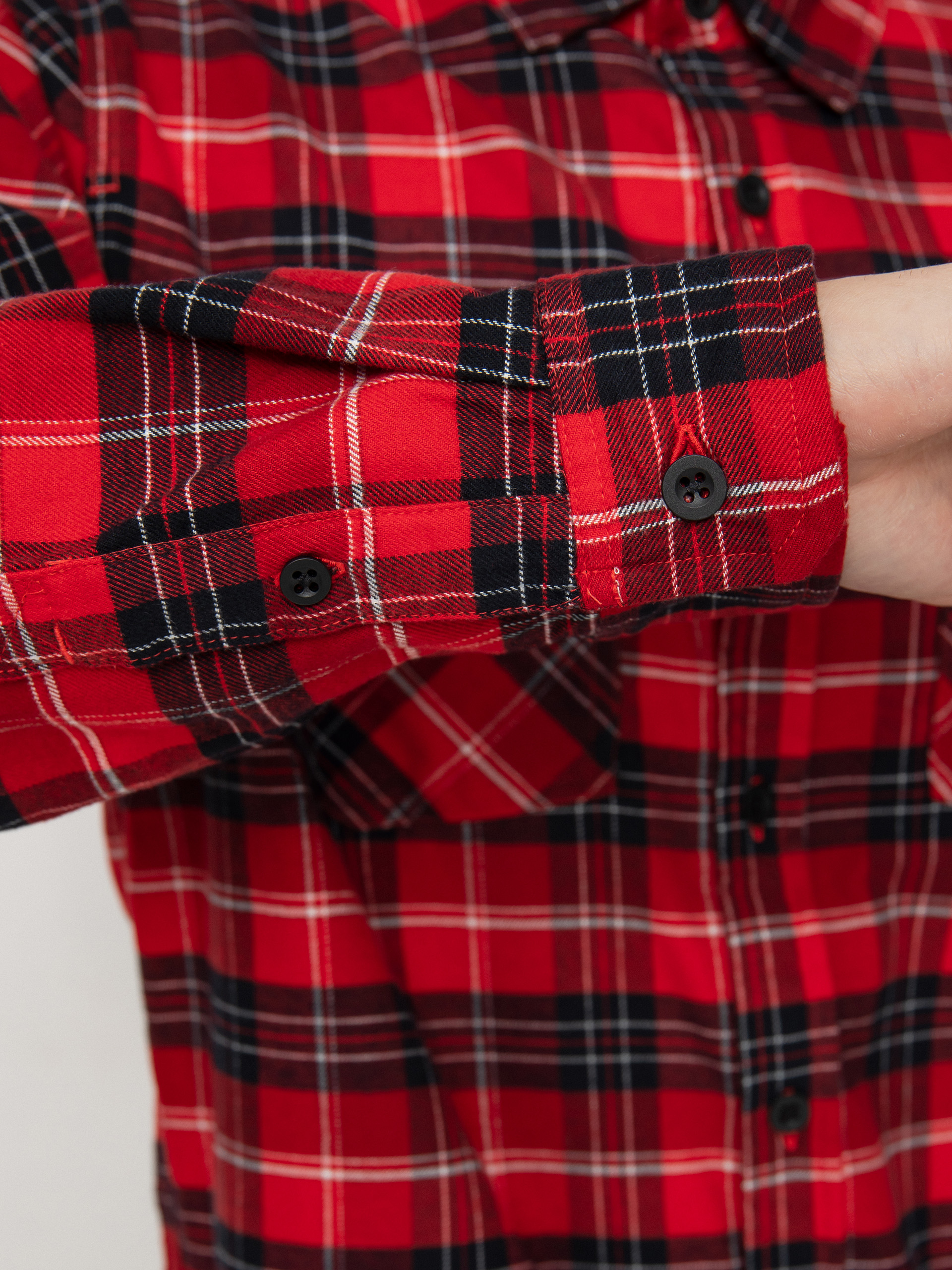 Burton Favorite Flannel Ing (tomato bradley plaid)