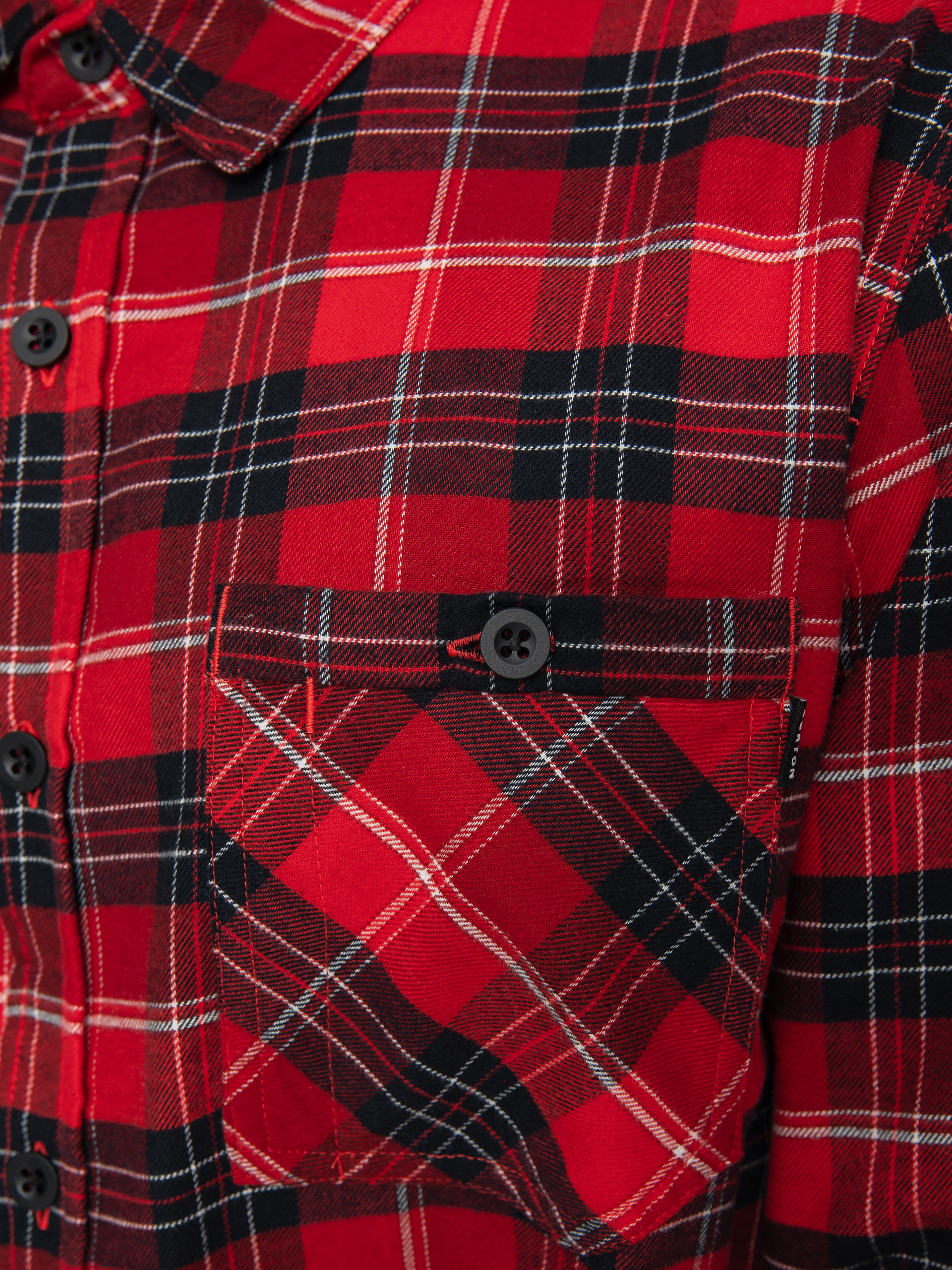 Burton Favorite Flannel Ing (tomato bradley plaid)