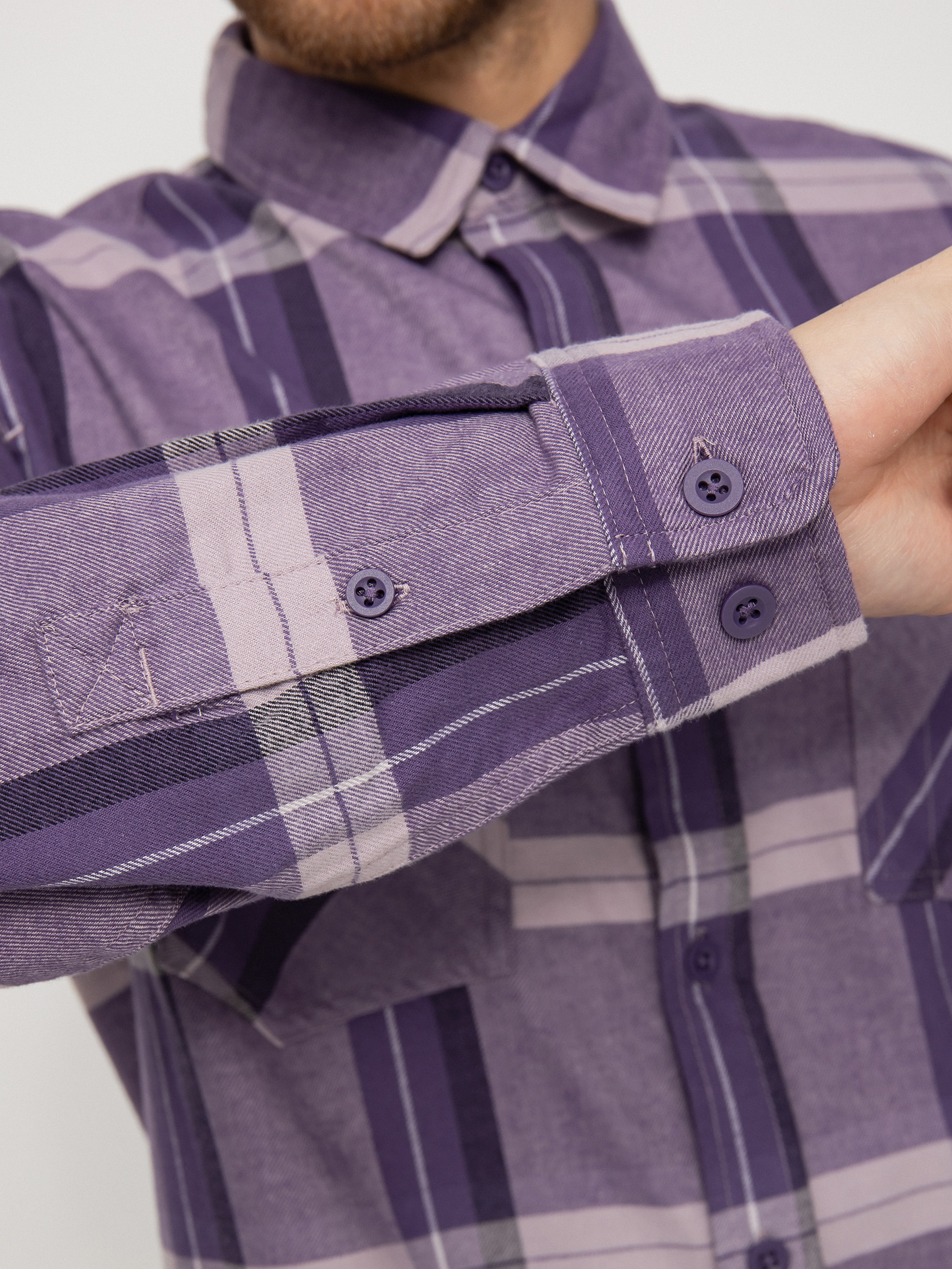 Burton Favorite Flannel Ing (elderberry sparse plaid)