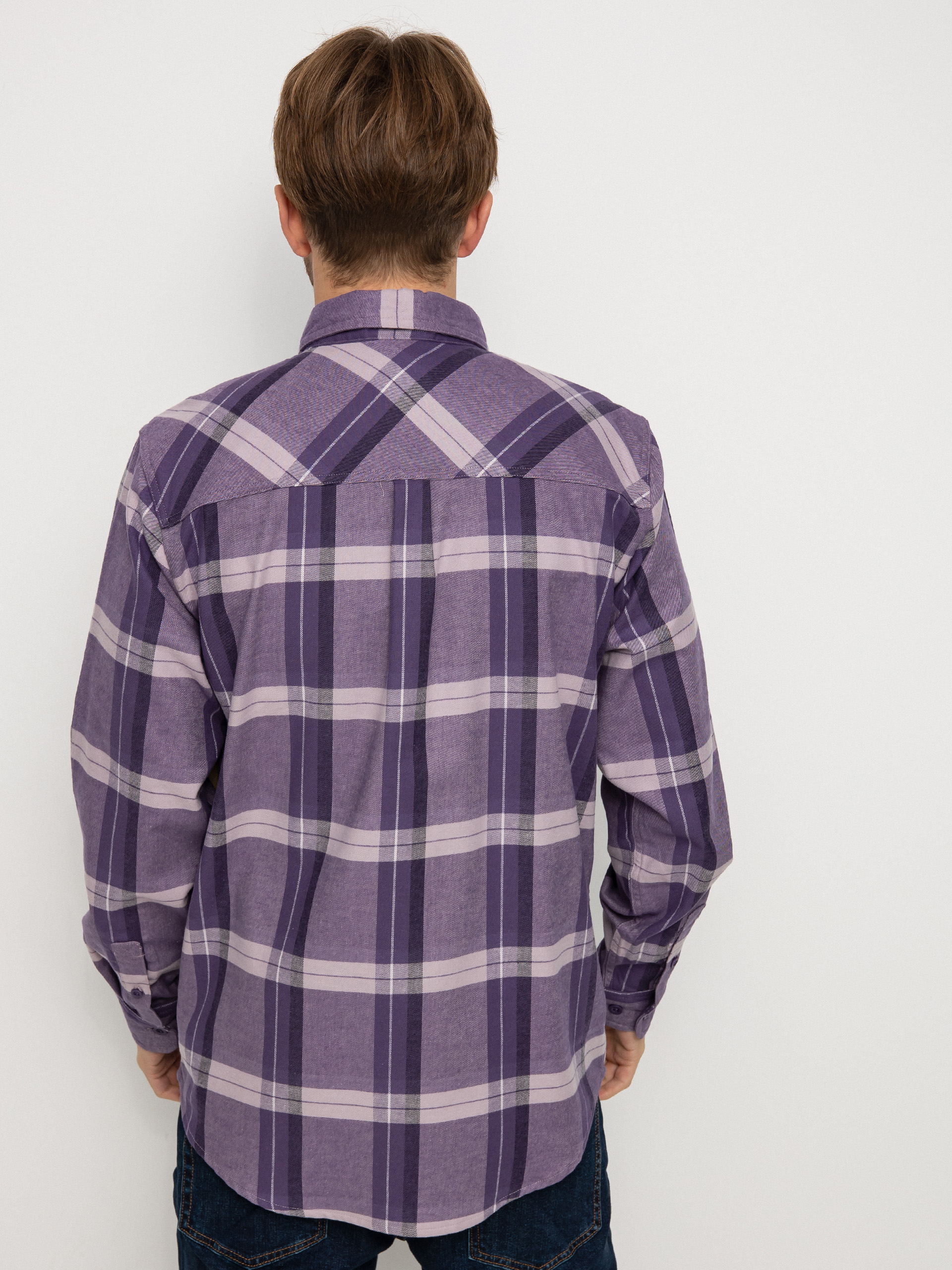 Burton Favorite Flannel Ing (elderberry sparse plaid)