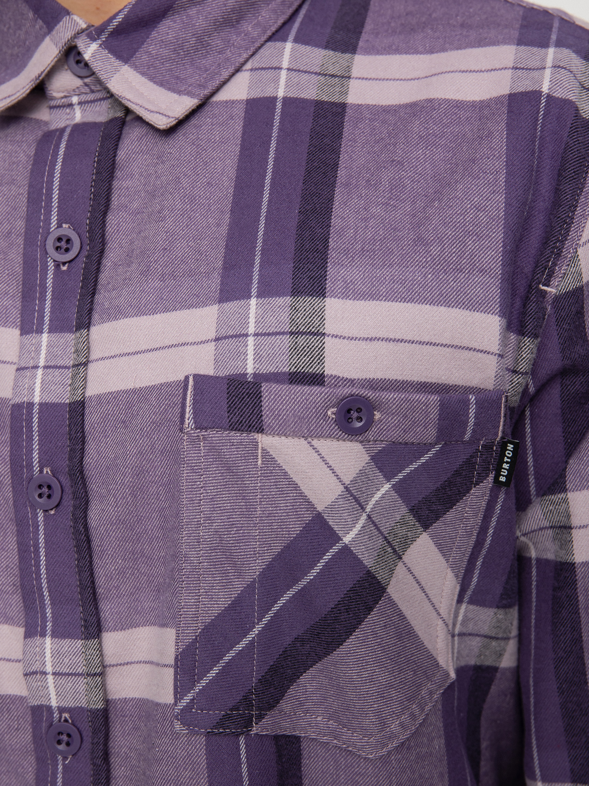 Burton Favorite Flannel Ing (elderberry sparse plaid)