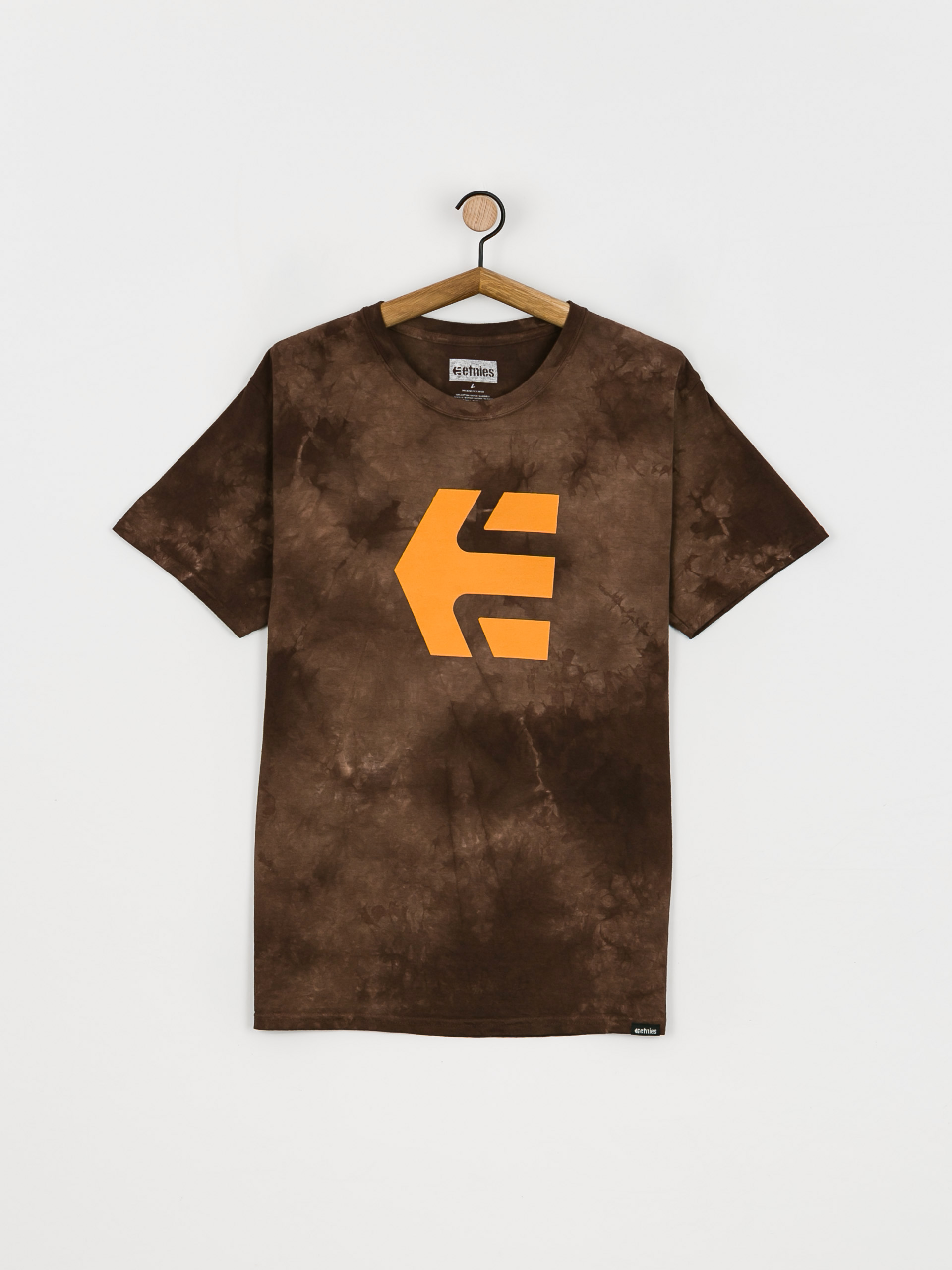 Etnies Icon Wash Póló (black/orange)