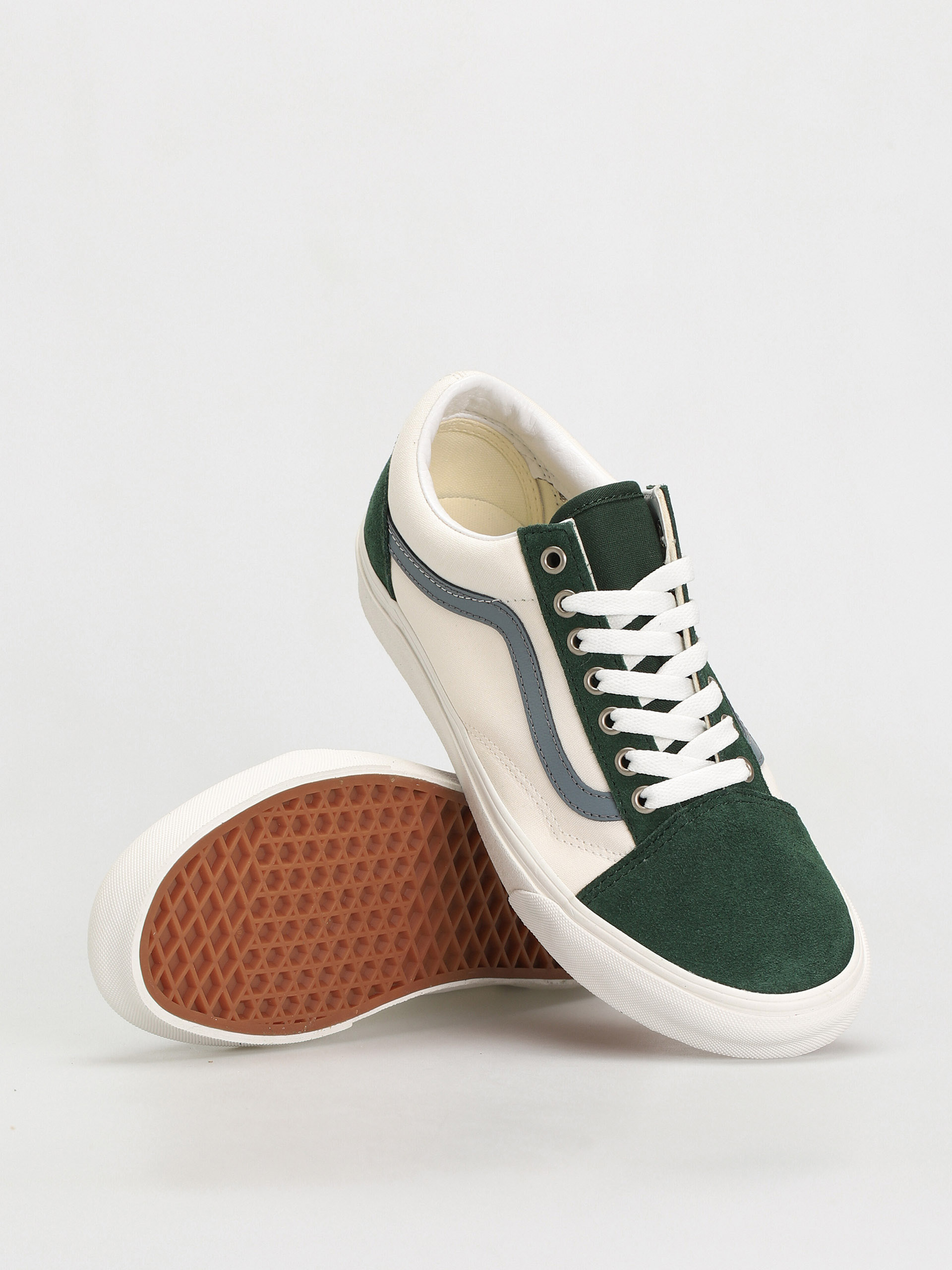 Vans Old Skool Cipők (varsity canvas blue/green)
