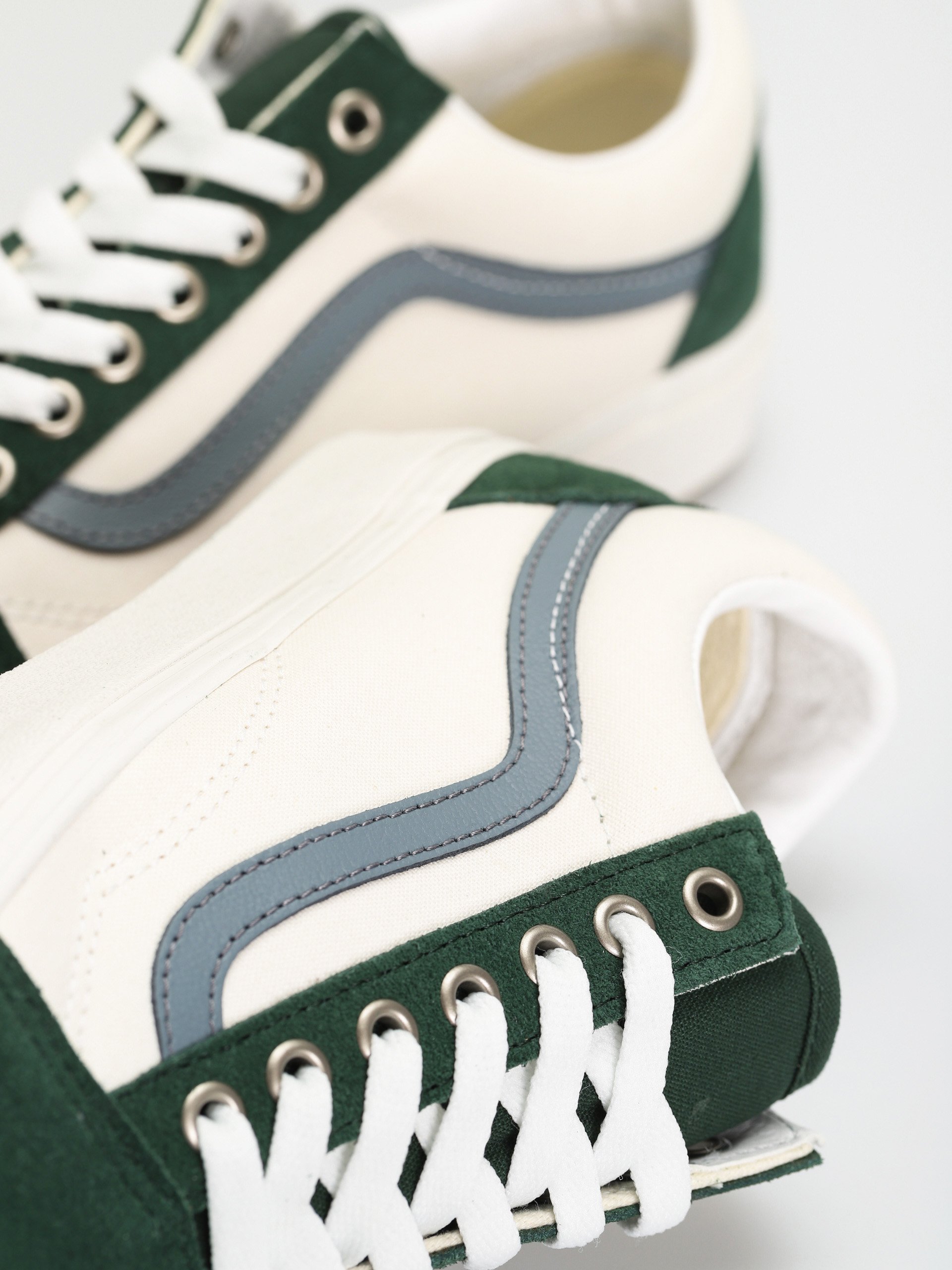 Vans Old Skool Cipők (varsity canvas blue/green)