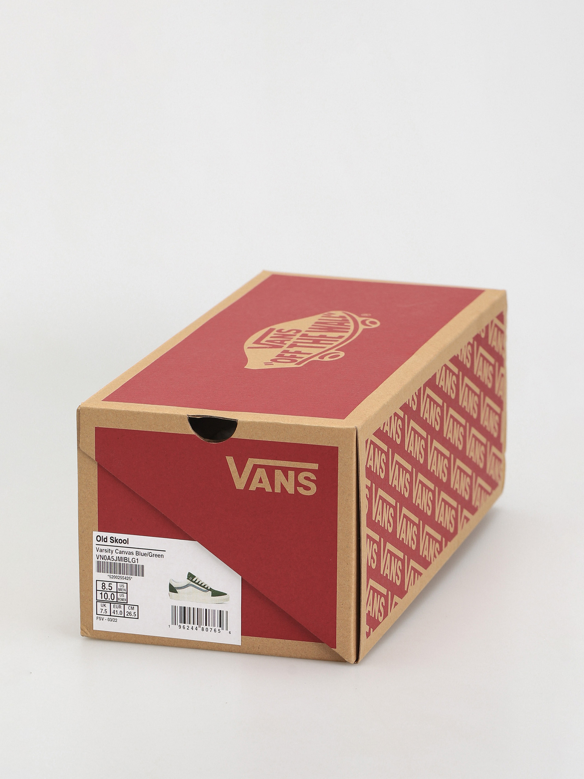 Vans Old Skool Cipők (varsity canvas blue/green)